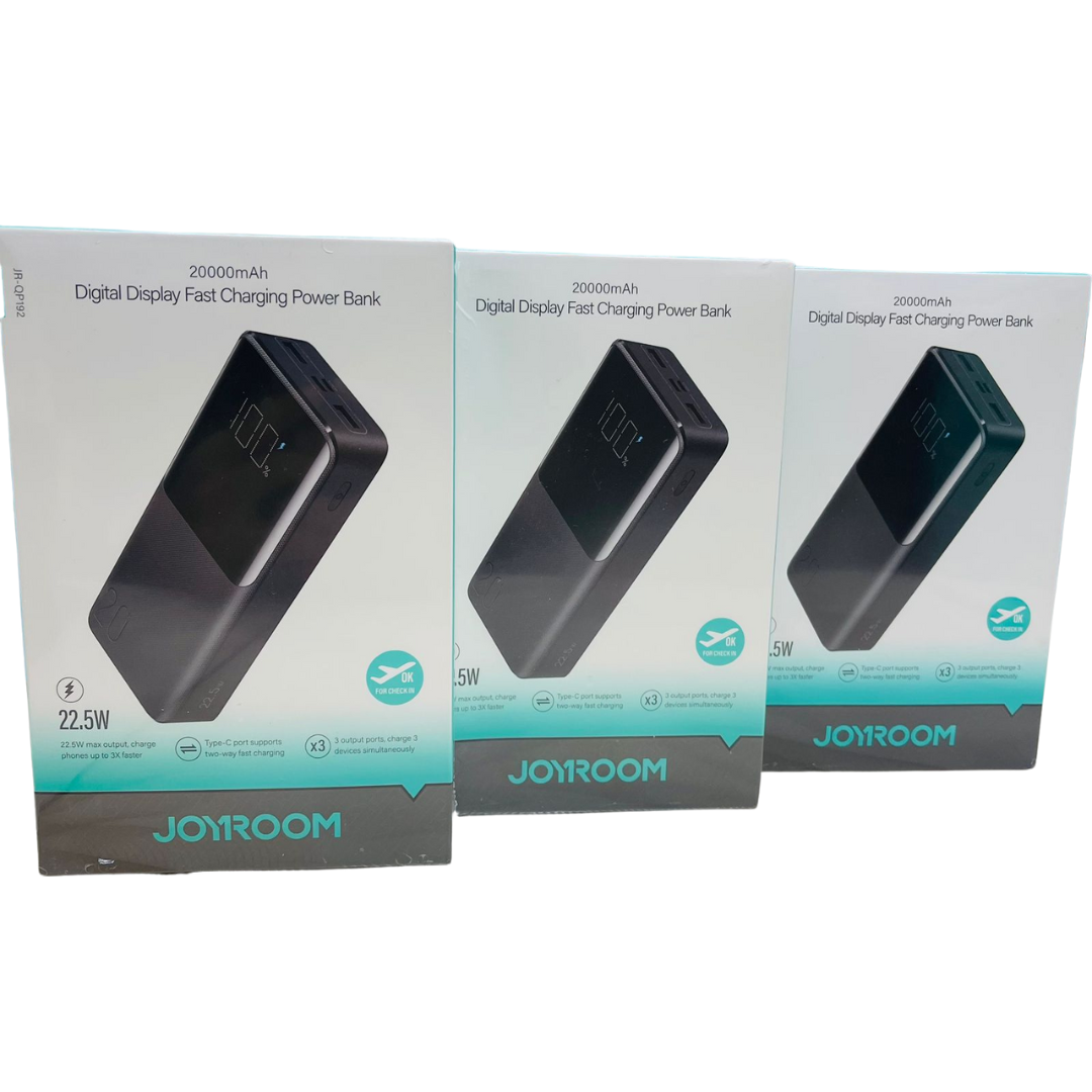 Joyroom Original 22.5W 20000mAh Power Bank with Digital Display QP192