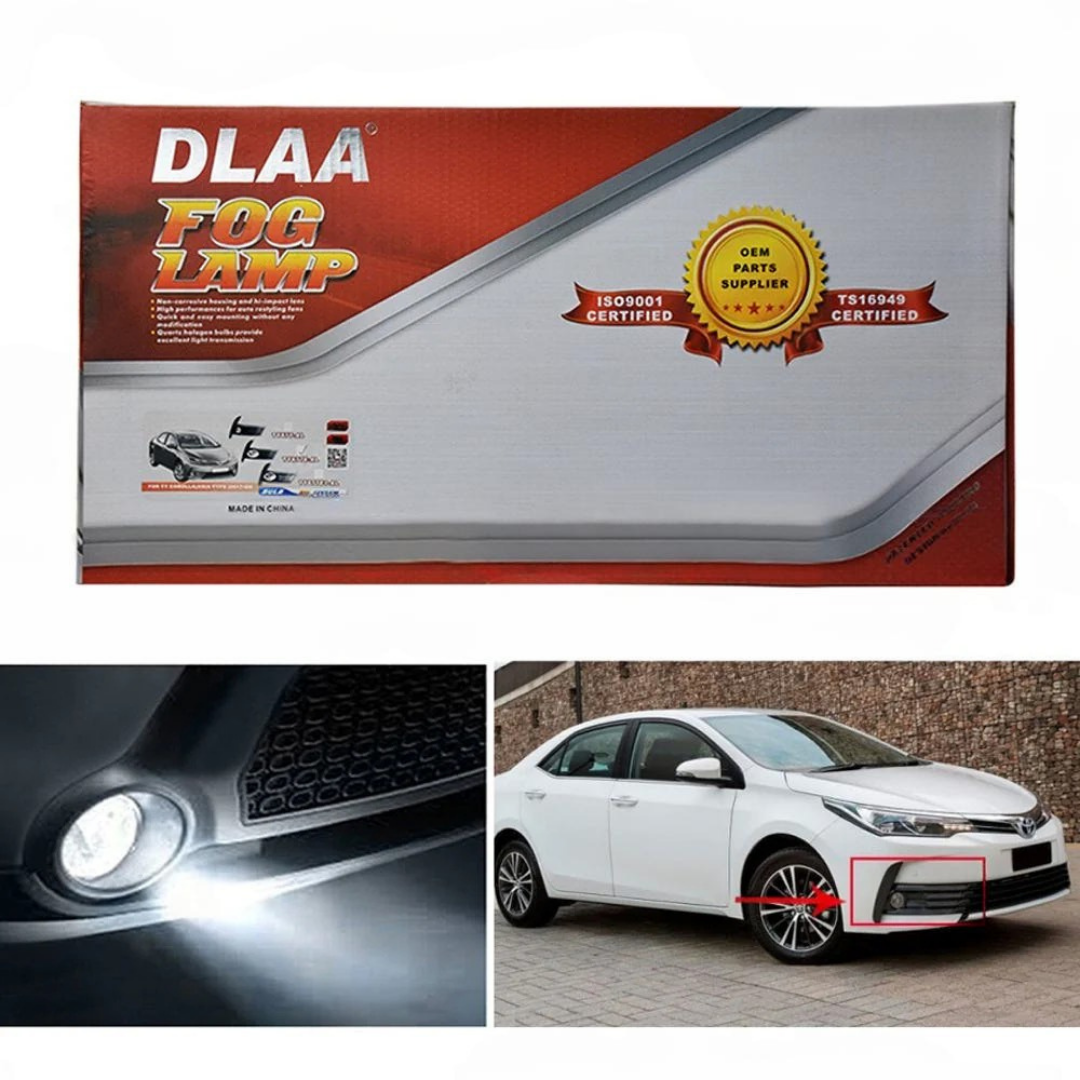 DLAA Fog Lamps for Toyota Corolla 2017–2021