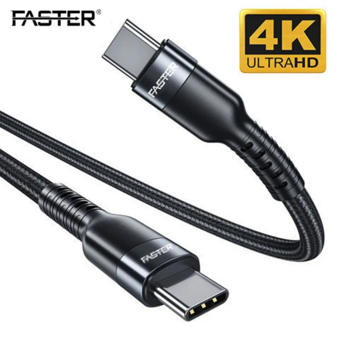 FASTER FC-100W Type-C to Type-C Cable