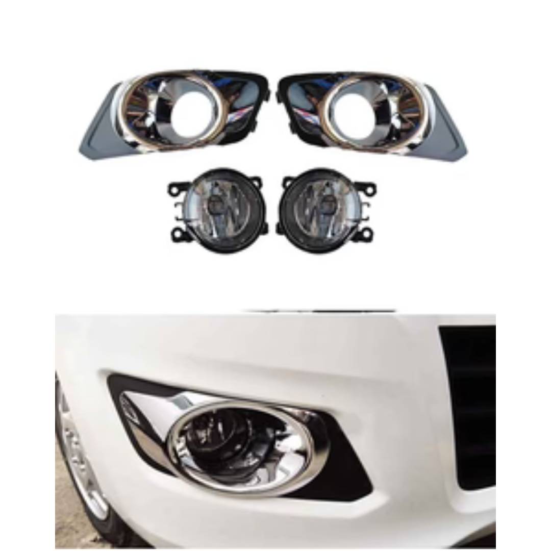 DLAA Fog Lamps with Chrome Covers for Suzuki Wagon R Model 2014–2023