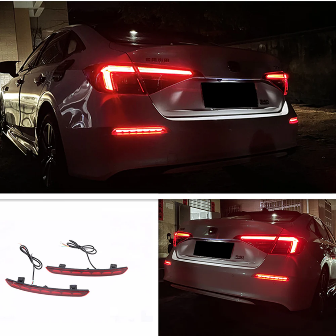 Honda Civic 2022 Rear Bumper Turn Signal Reflector LED Lights