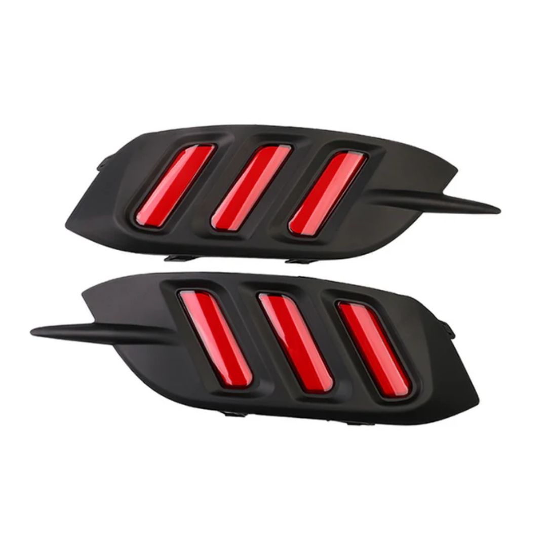 Honda Civic 2016–2021 Mustang Style Rear Bumper Running Brake LED Lights