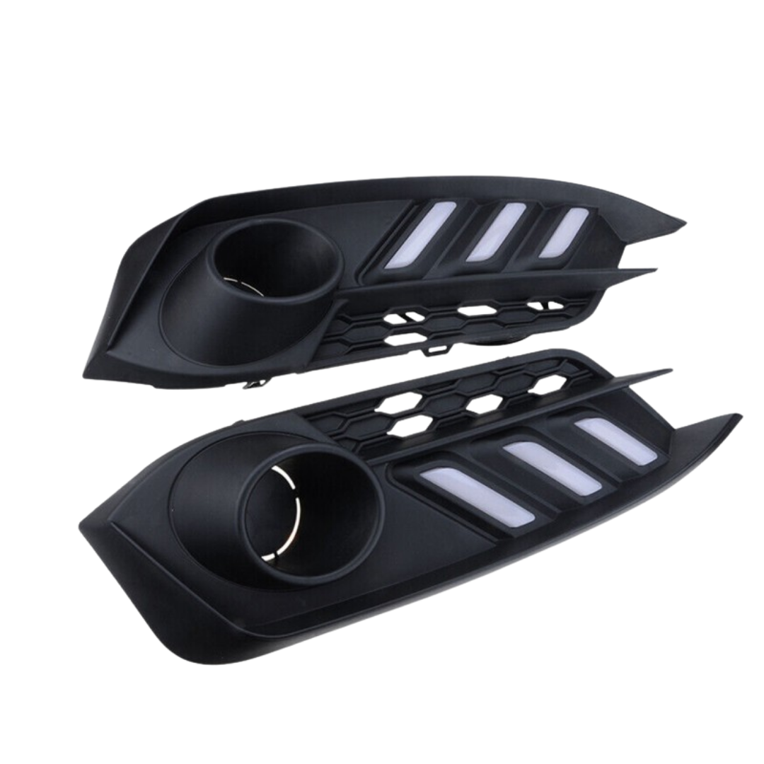 Honda Civic 2016–2021 Mustang Style LED Fog Light DRL Covers
