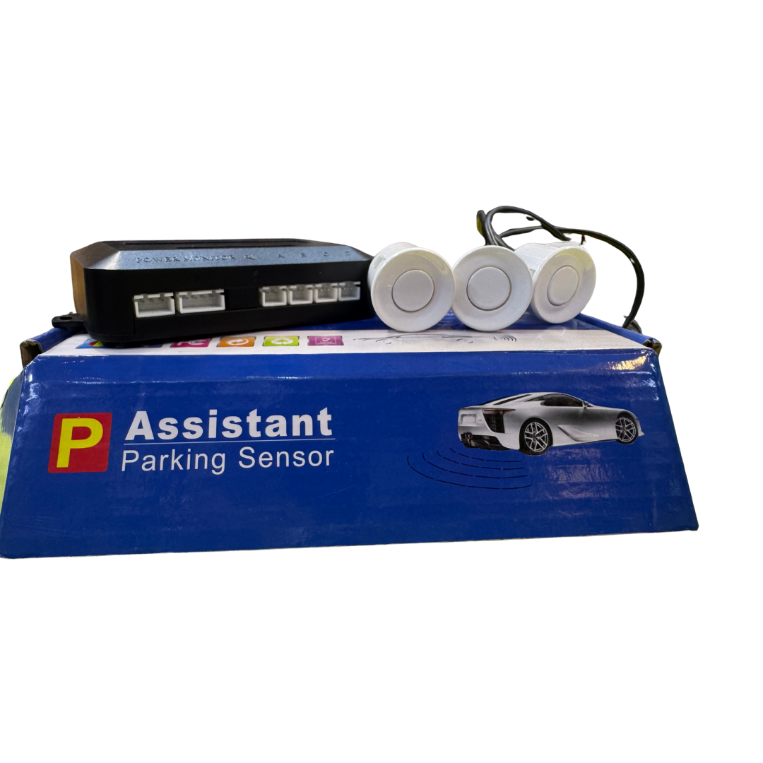 Universal Car Parking Sensors Kit – 4 Sensors + Buzzer Alarm System