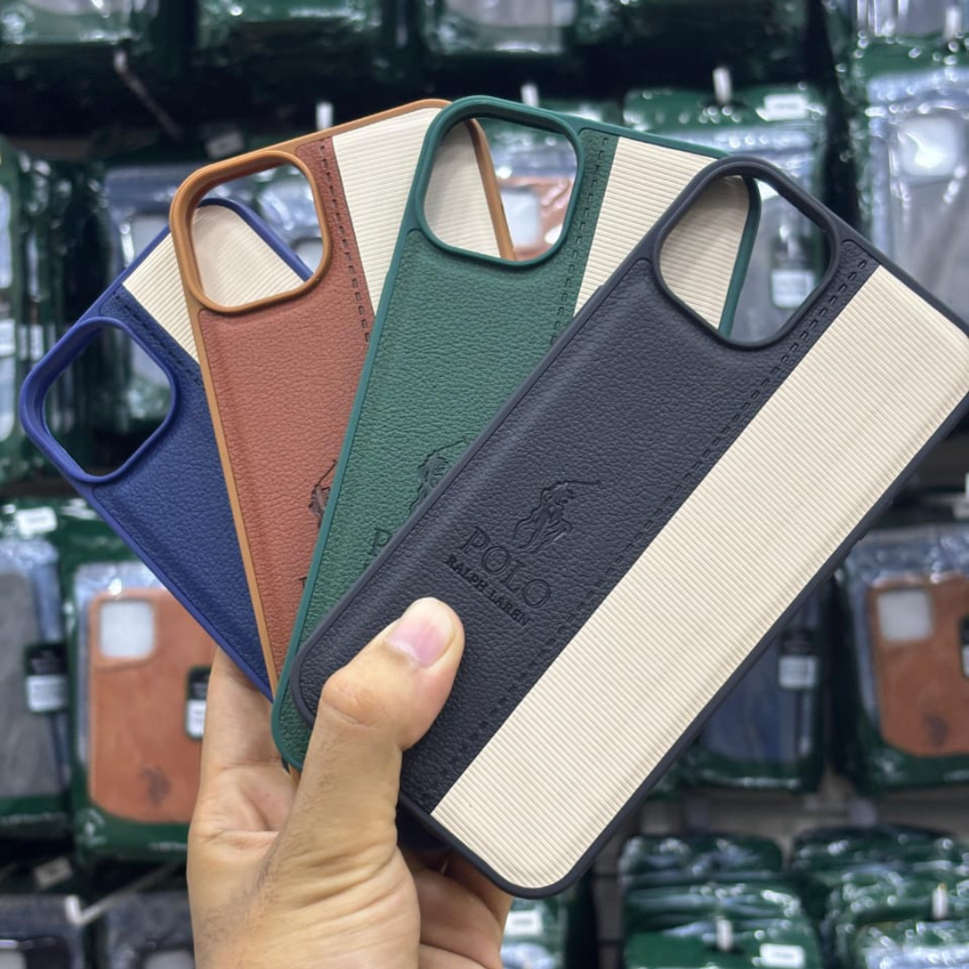 Polo Ralph Lauren Style Premium Leather Mobile Case