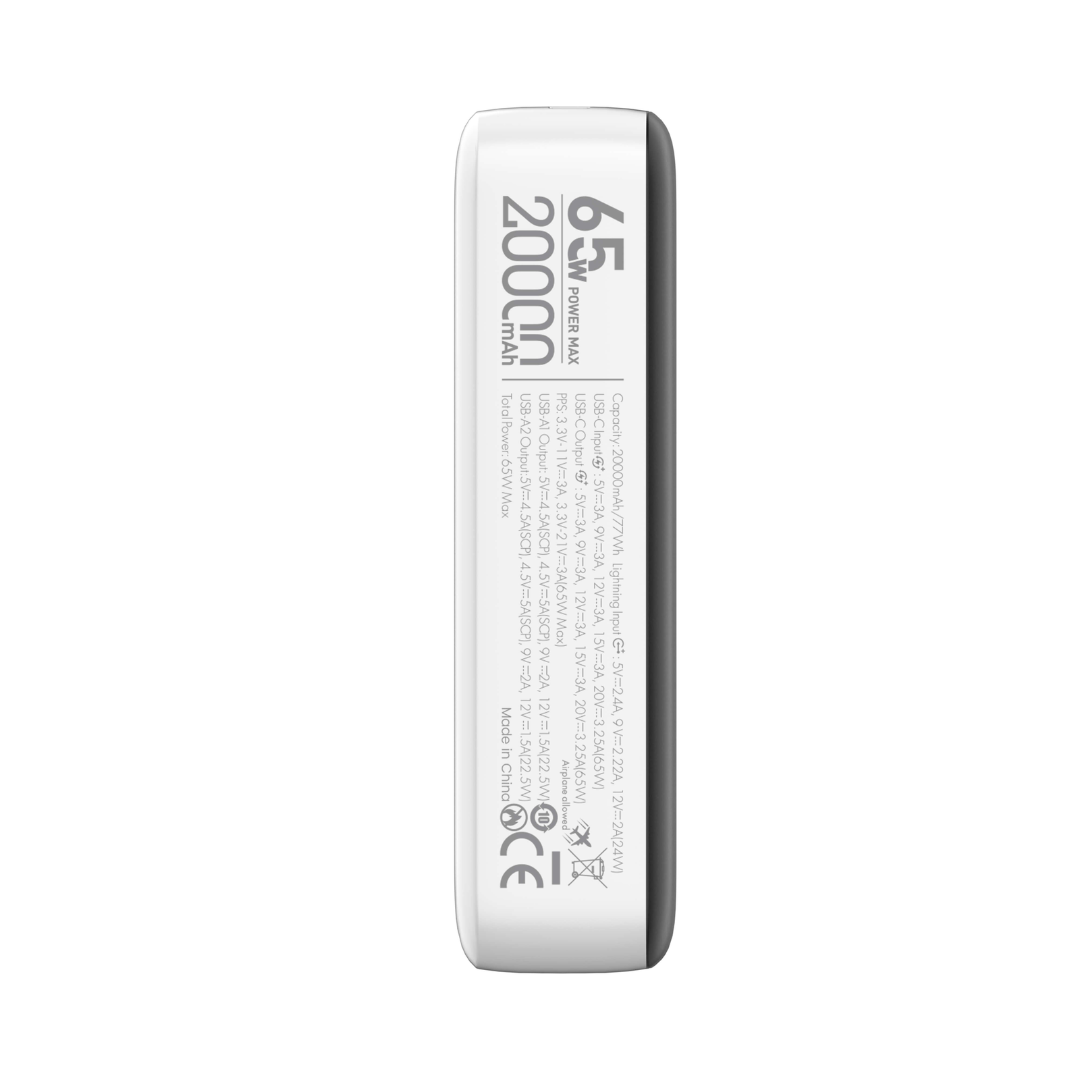 20000mAh 65W Fast Charging Power Bank PQ27