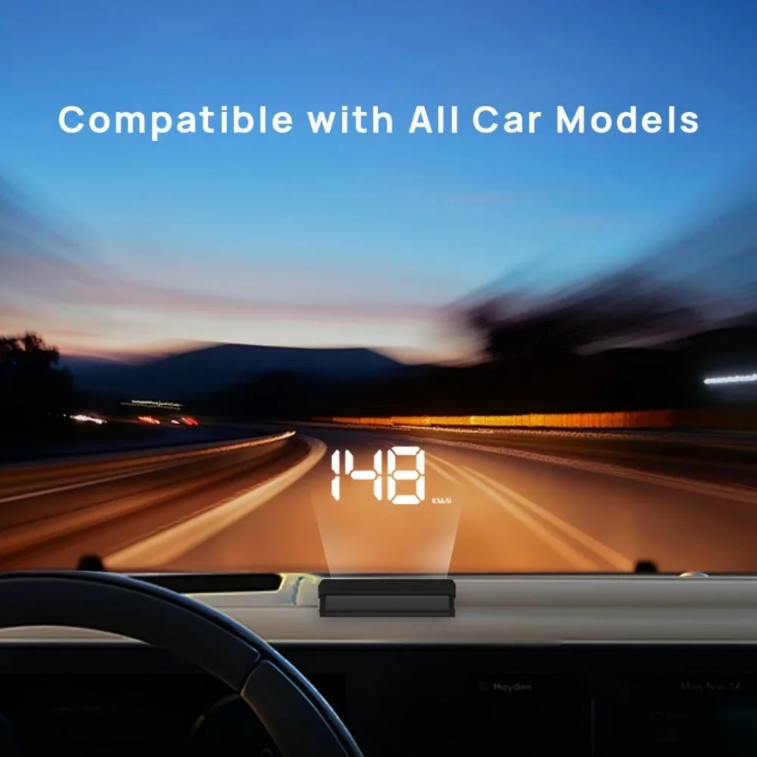 Smart Car Head-Up Display – Advanced Digital HUD for Real-Time Driving Data