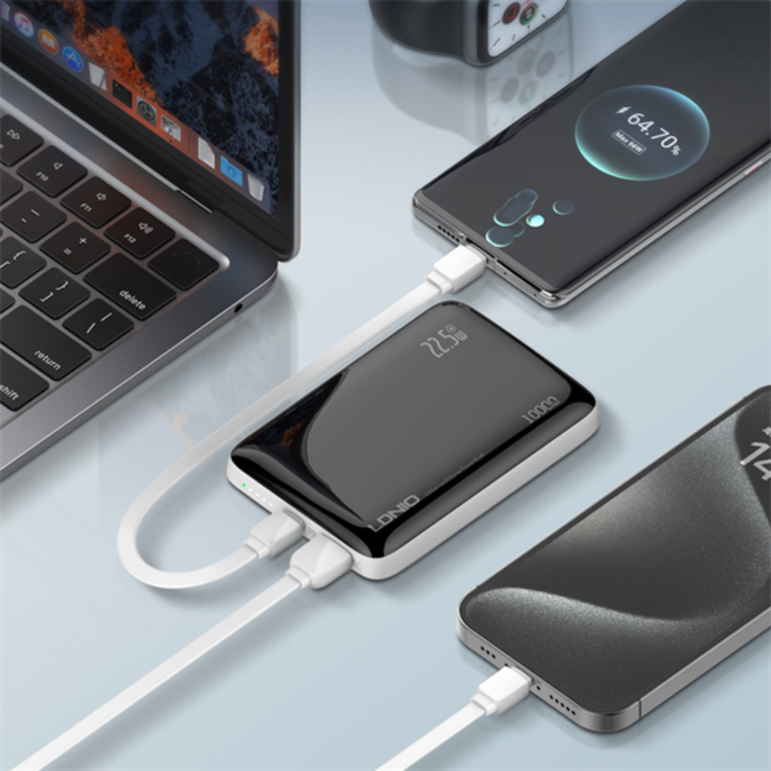 LDNIO 10000mAh 22.5W Fastcharging Power Bank PQ25