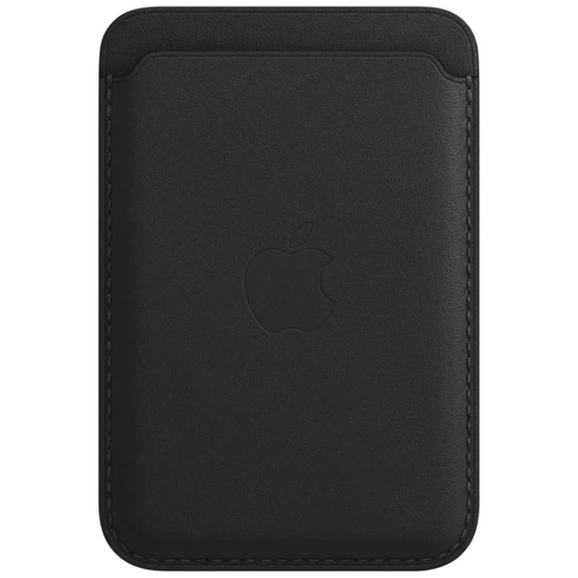 Apple MagSafe Wallet – Black | Genuine Leather Card Holder