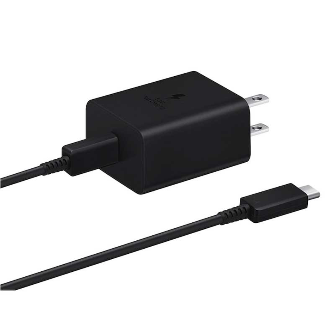 Samsung 45W 2-Pin Travel Adapter with 1.8M Type-C Cable – Super Fast Charging