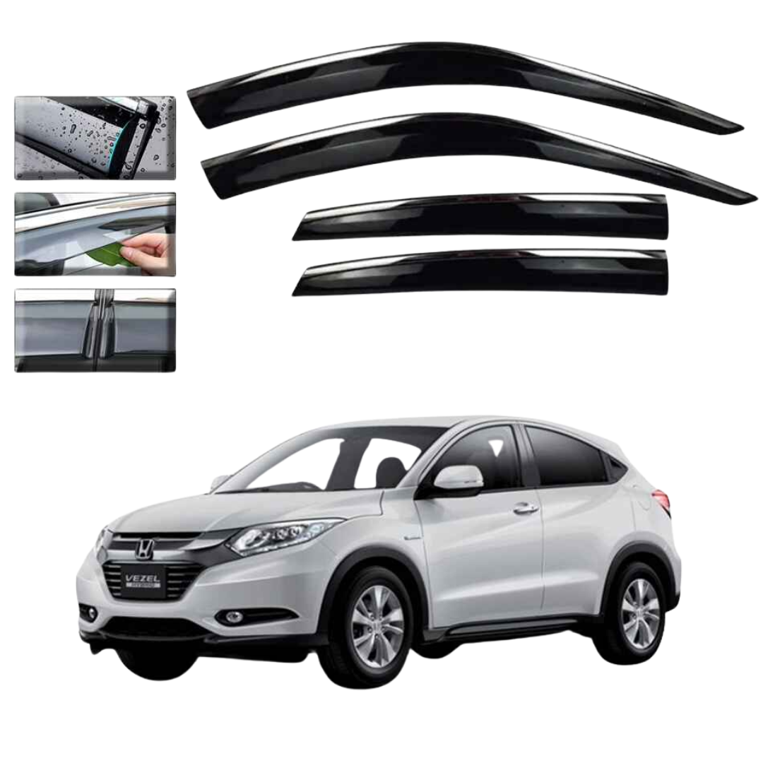Honda Vezel Air Press / Sunvisor With Chrome Model 2013-2018