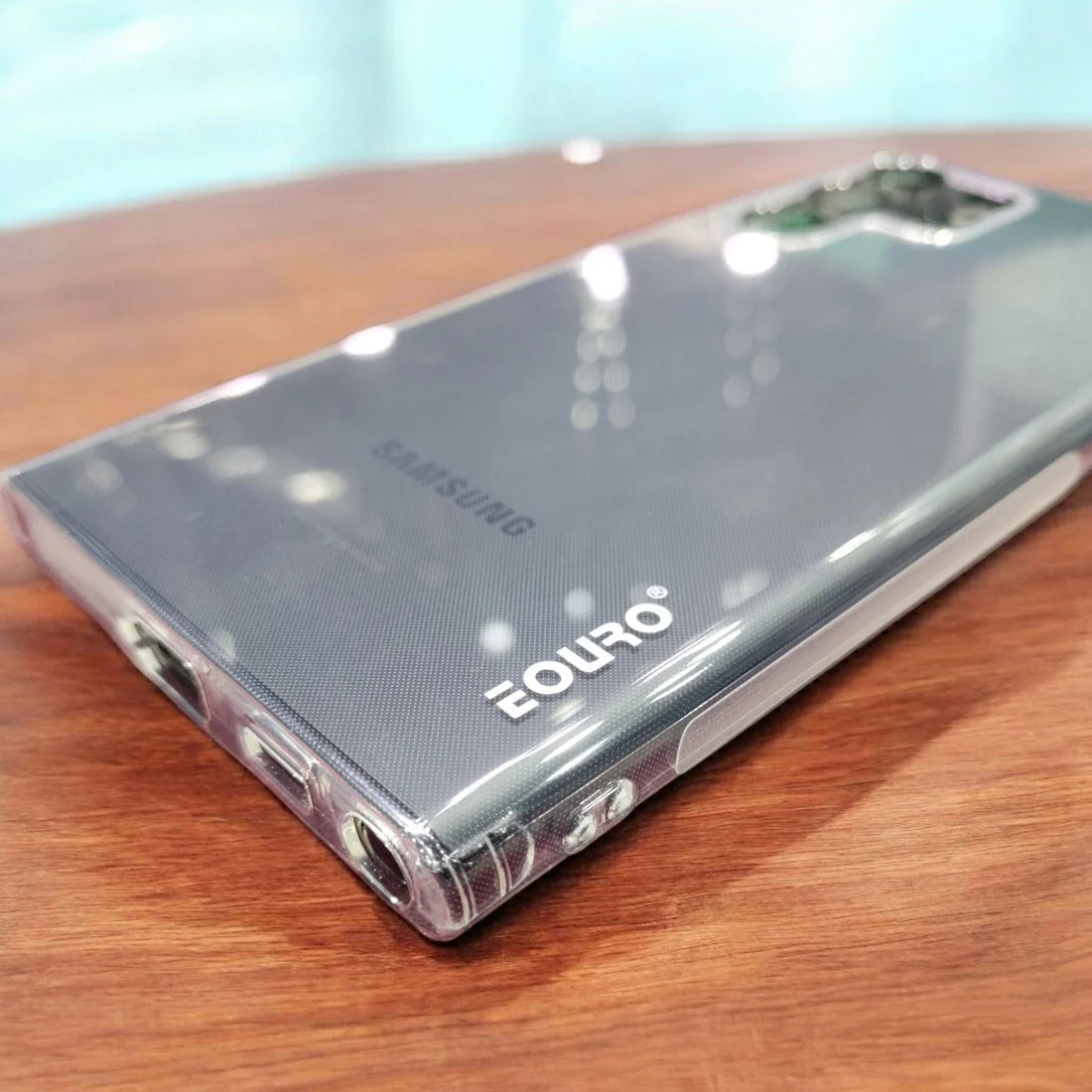 Eouro Transparent Soft Jelly Back Cover for Samsung