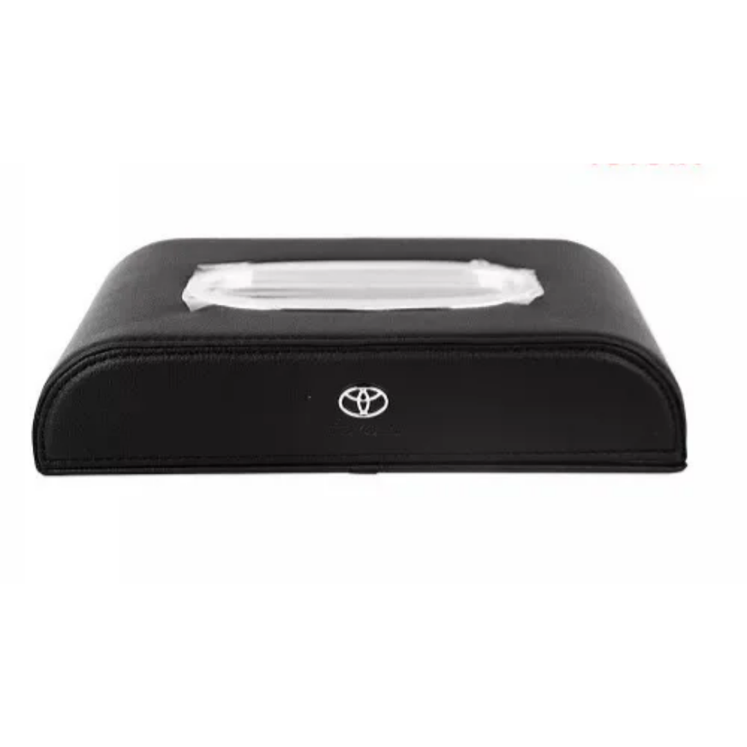 High Quality Car Leather Tissue Box with Logo – PU Leather
