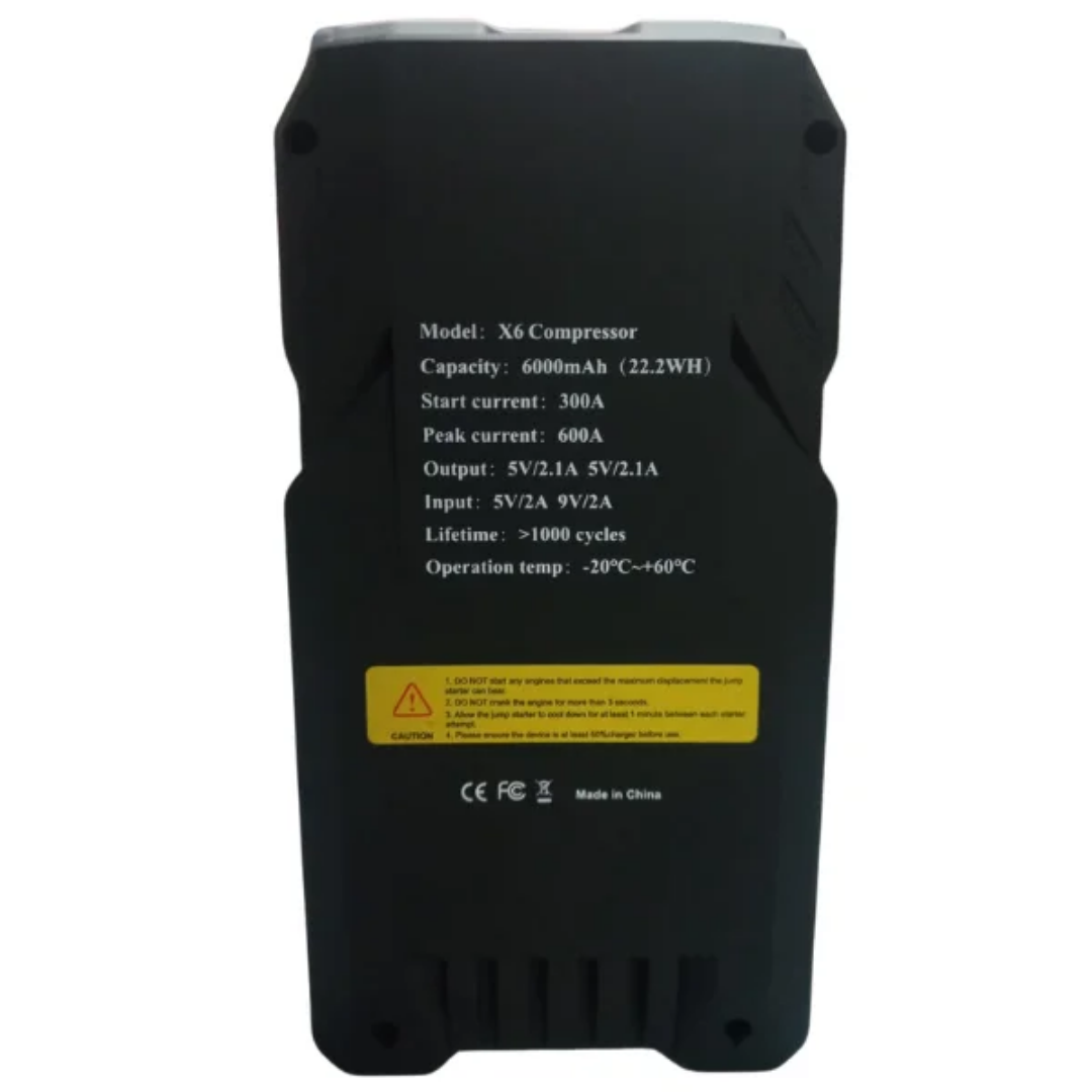 SOGO X6 Powerbank Jump Starter with Air Pump Compressor