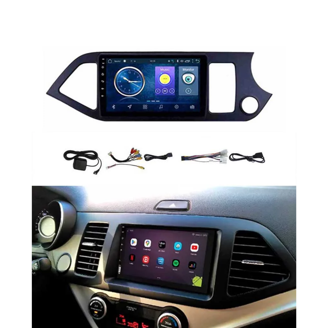 Kia Picanto 2018–2023 Android Touch Screen Multimedia Android Player – GPS | Wi-Fi | Navigation | Mirror Link