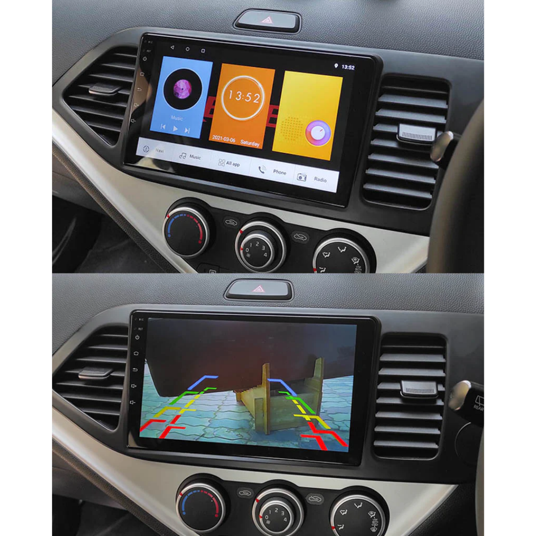 Kia Picanto 2018–2023 Android Touch Screen Multimedia Android Player – GPS | Wi-Fi | Navigation | Mirror Link