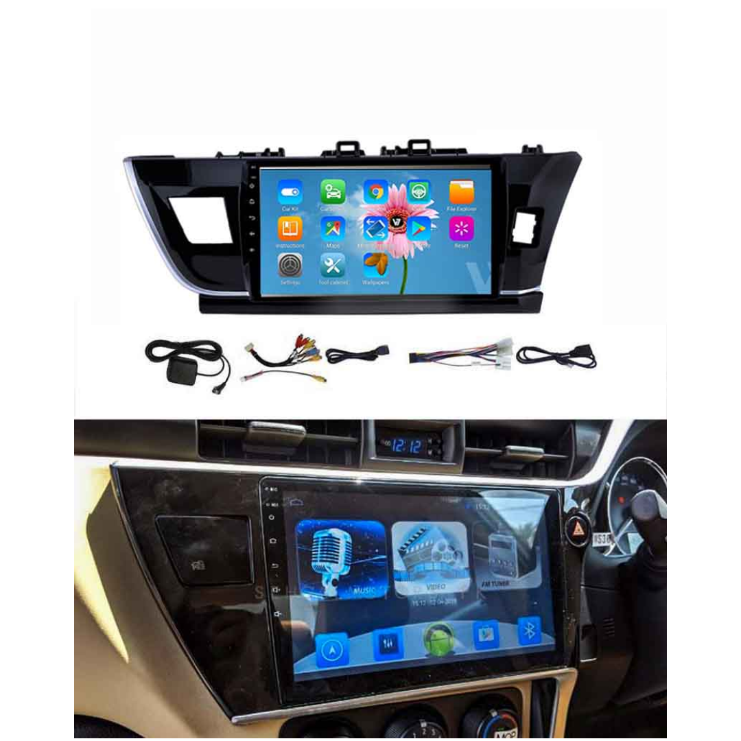 Toyota Corolla 2014–2017 Android Touch Screen Multimedia Player – GPS | Wi-Fi | Navigation | Mirror Link