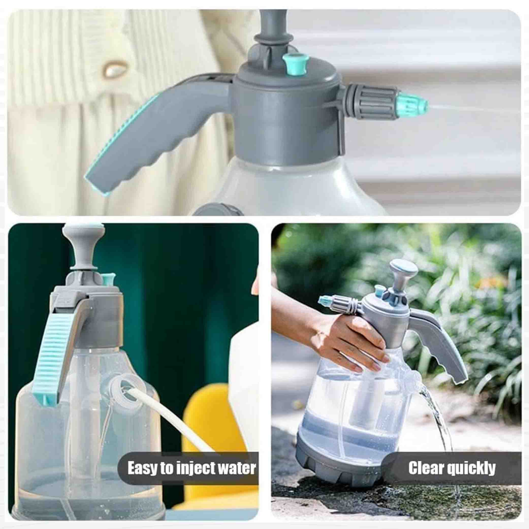 2 Litre Portable Water Spraying Bottle – Adjustable Pressure Nozzle