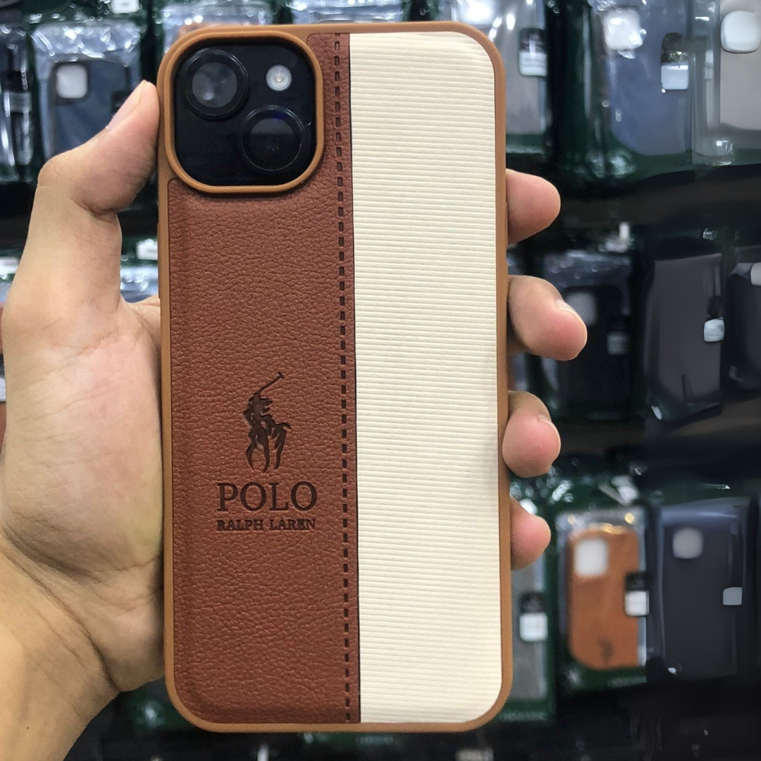 Polo Ralph Lauren Style Premium Leather Mobile Case
