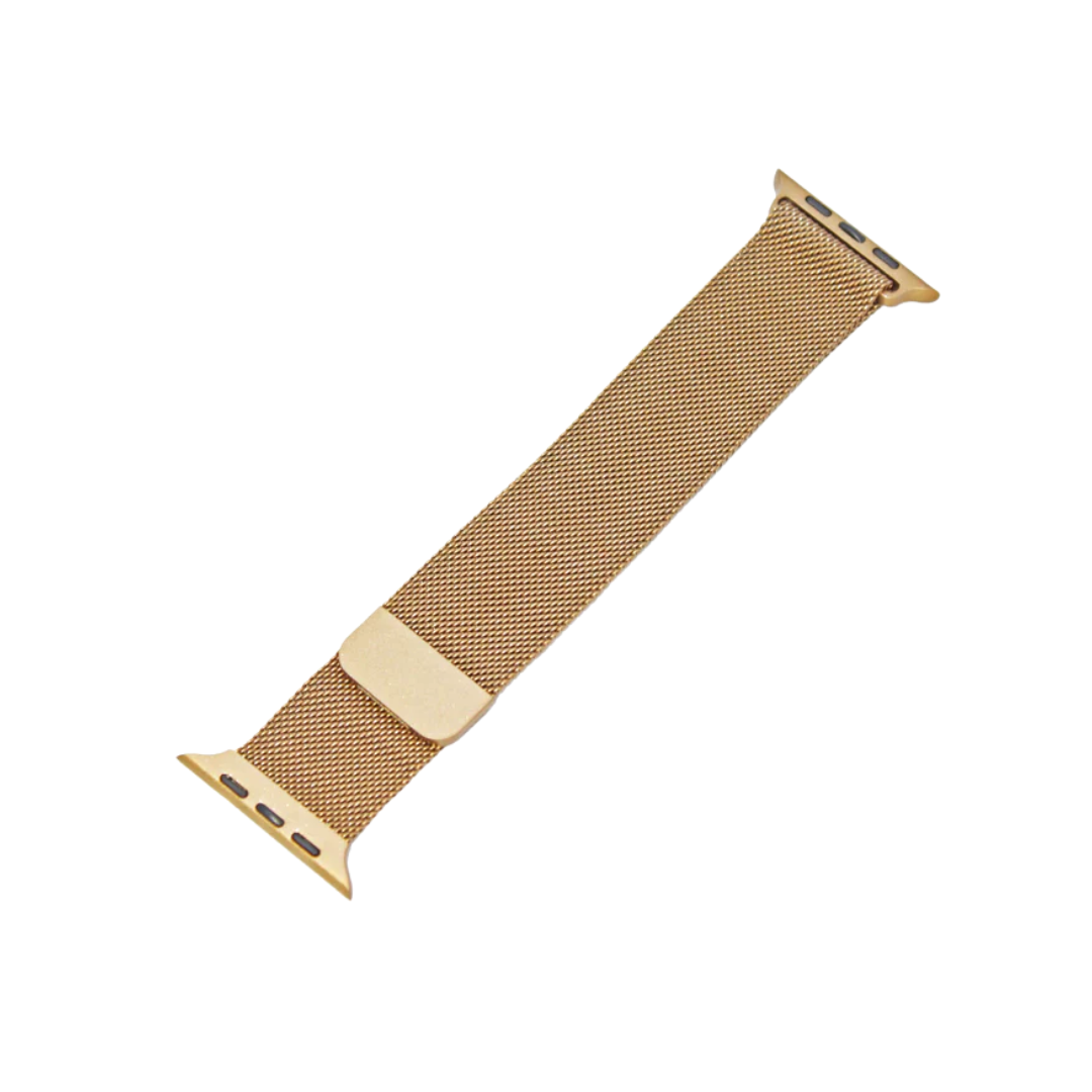 Gold Milanese Stainless Steel Loop Band – Apple Watch (All Models)