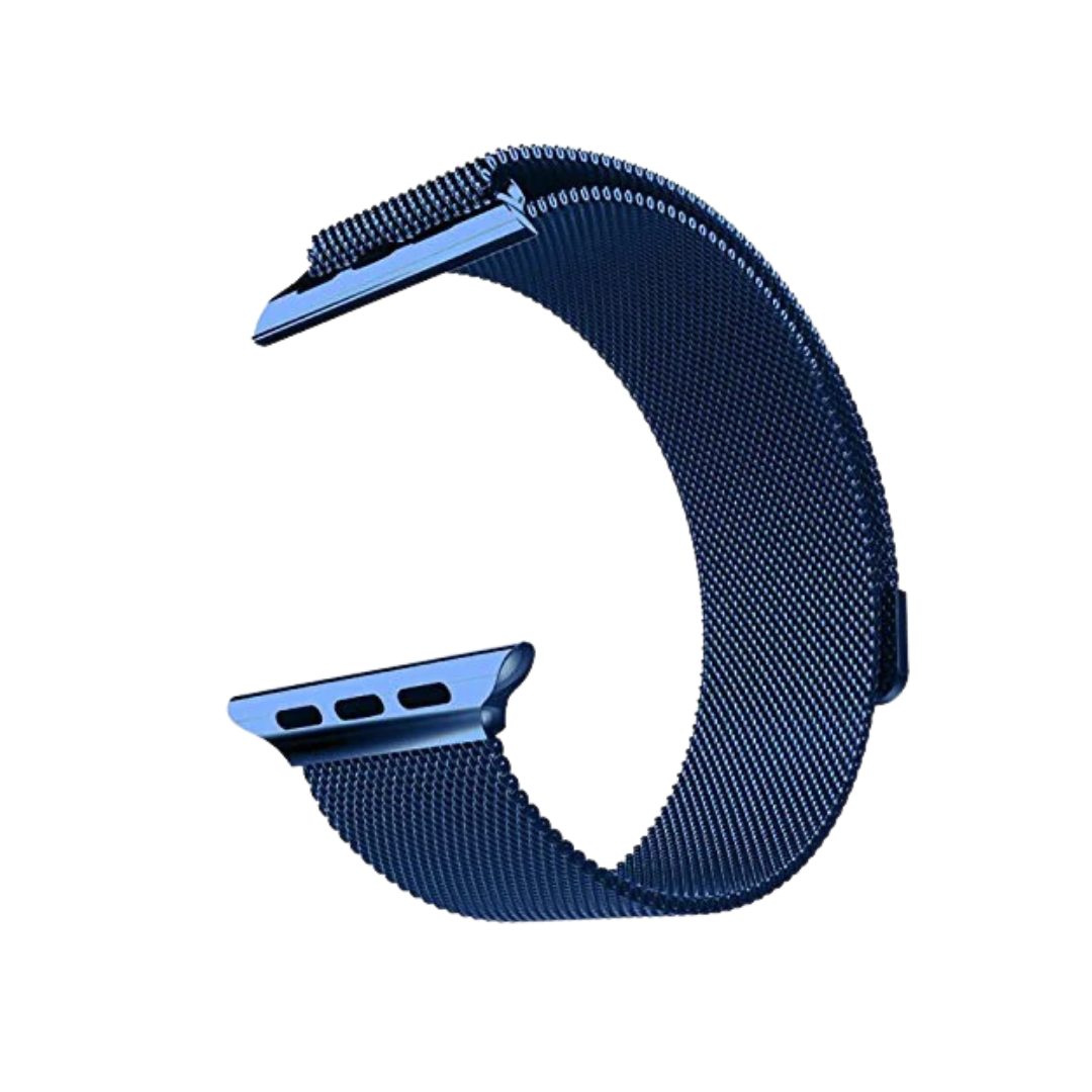 Blue Milanese Stainless Steel Loop Band – Apple Watch (All Models)