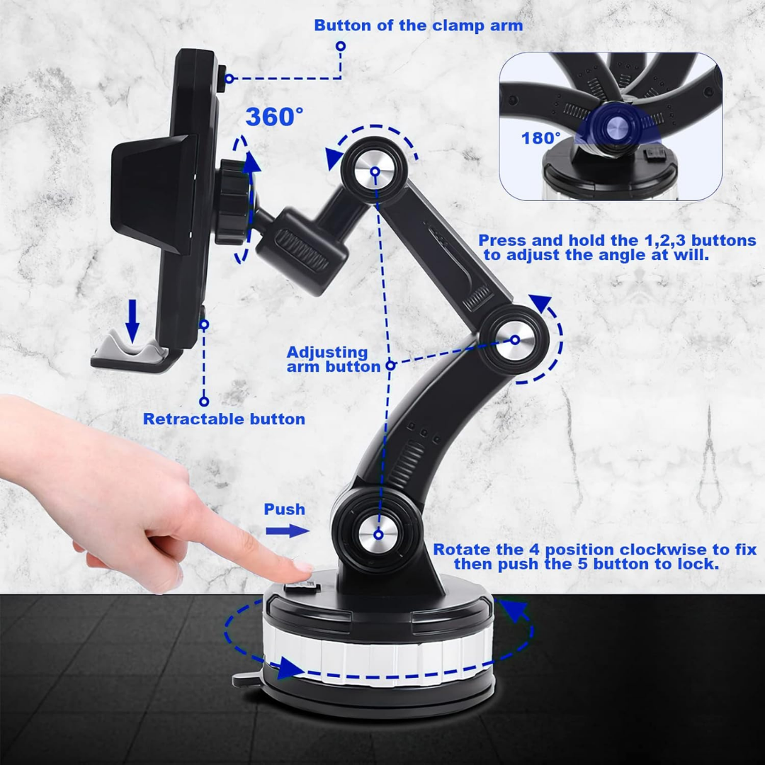 Universal Phone Holder – One-Button Pop-up
