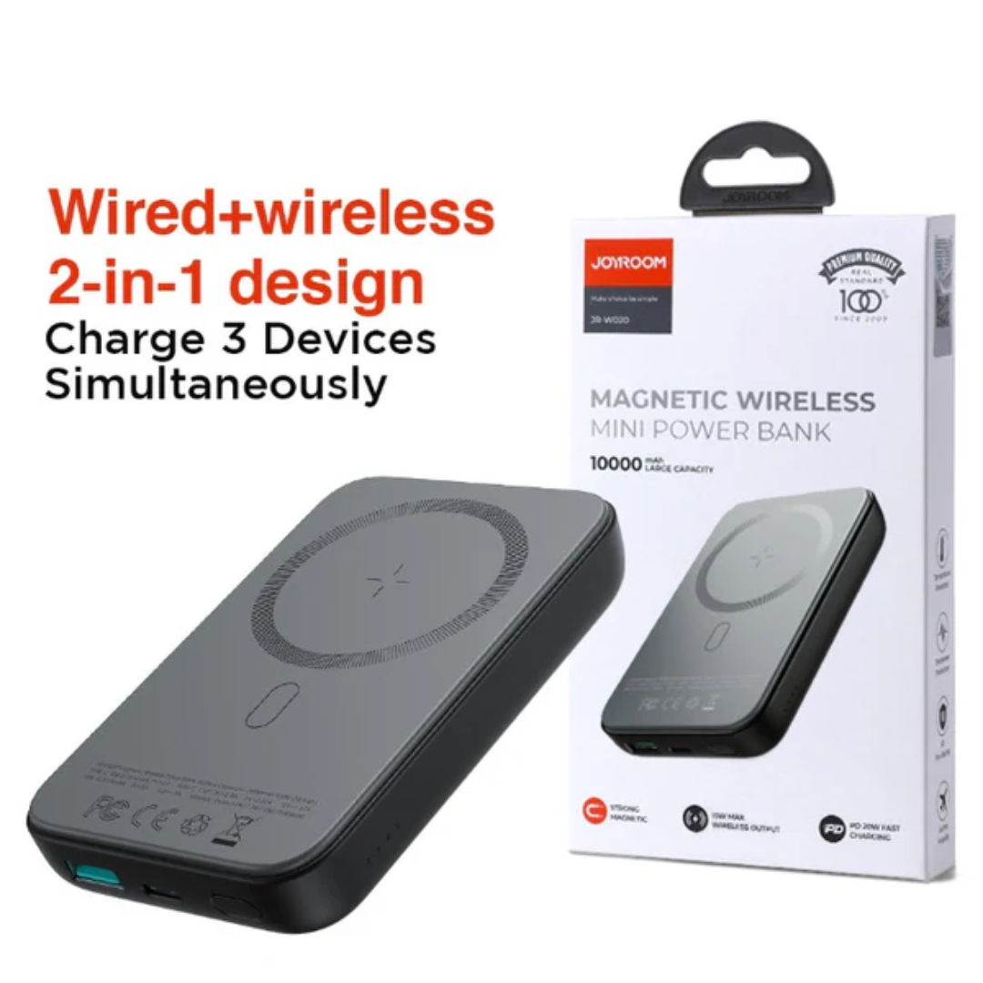 Joyroom Original 20W 10000mAh Magnetic MagSafe Wireless Power Bank – W020