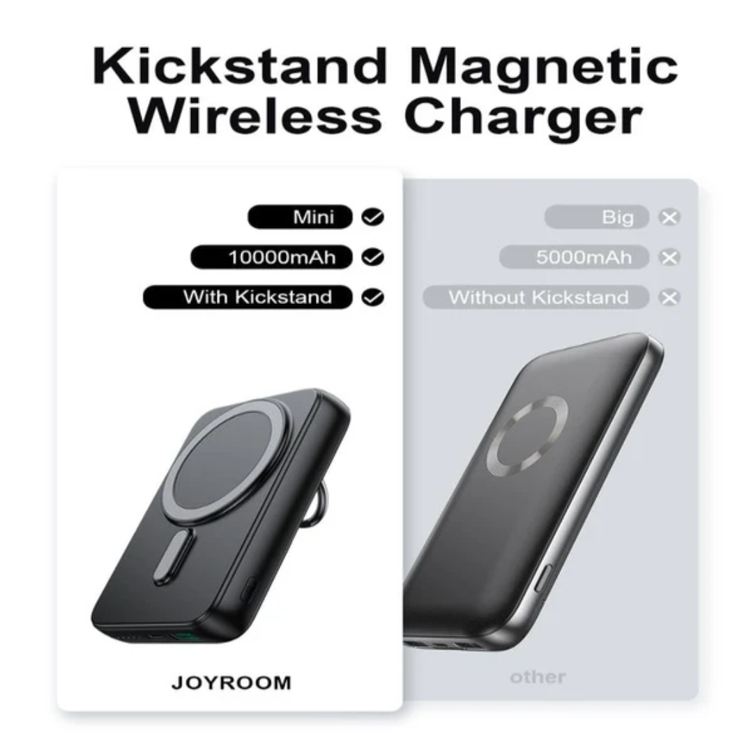 Joyroom Original 20W 10000mAh Ring Holder Magnetic MagSafe Wireless Power Bank – W050