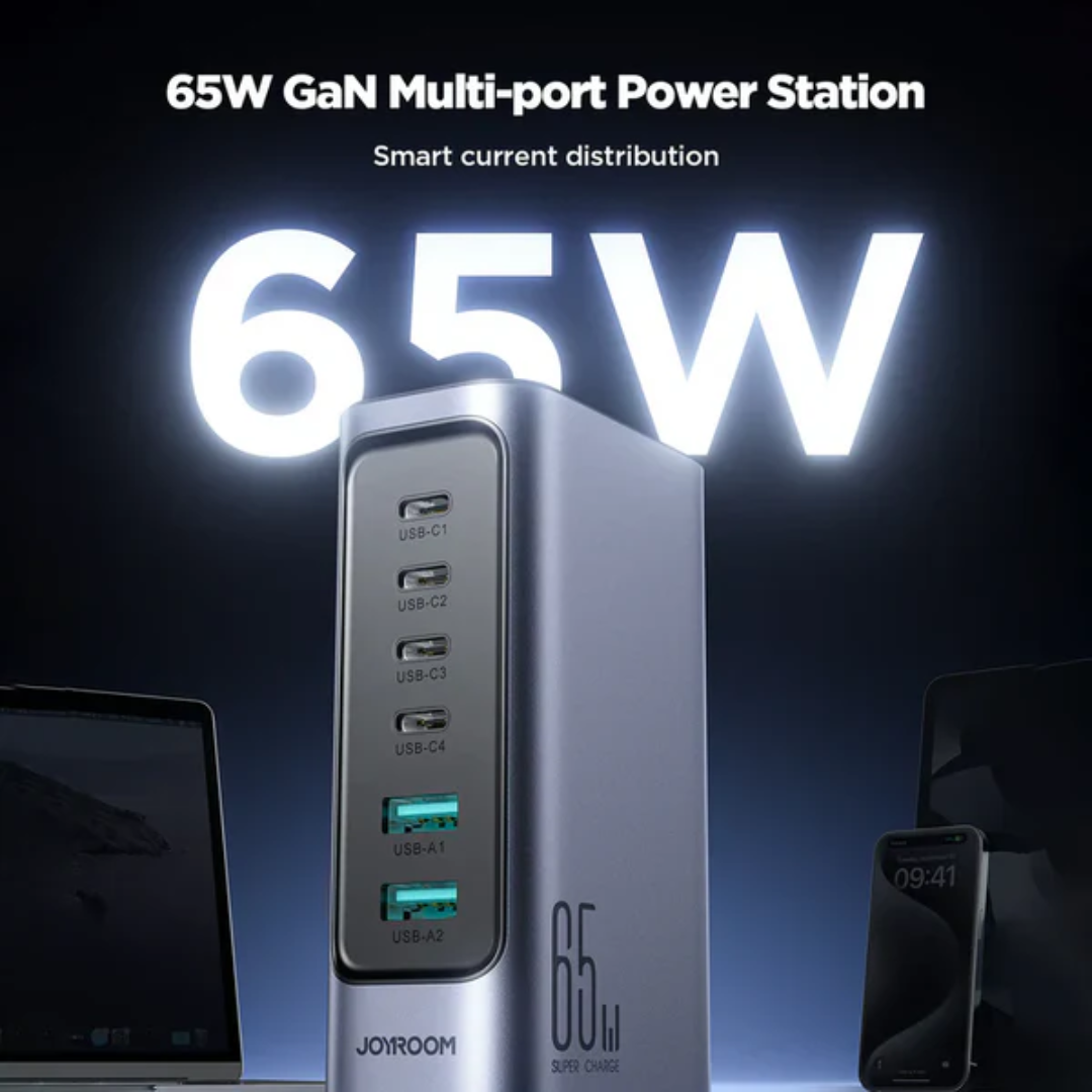 Joyroom JR‑TCM02 65W GaN Multi‑Port Charger