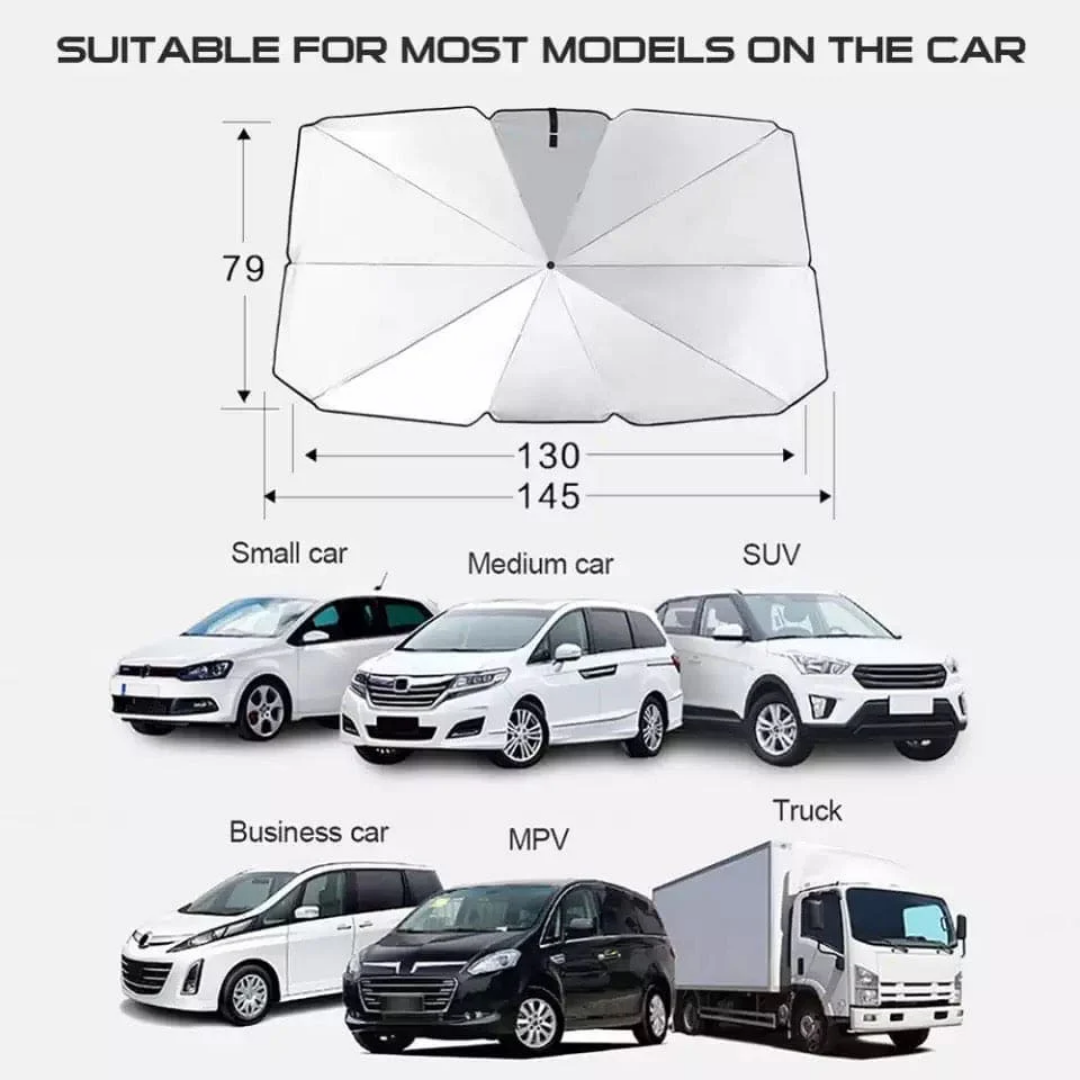 Universal Car Windshield Sun Shade Umbrella