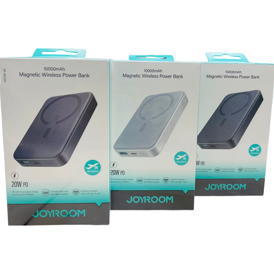 Joyroom Original 20W 10000mAh Magnetic MagSafe Wireless Power Bank – W020