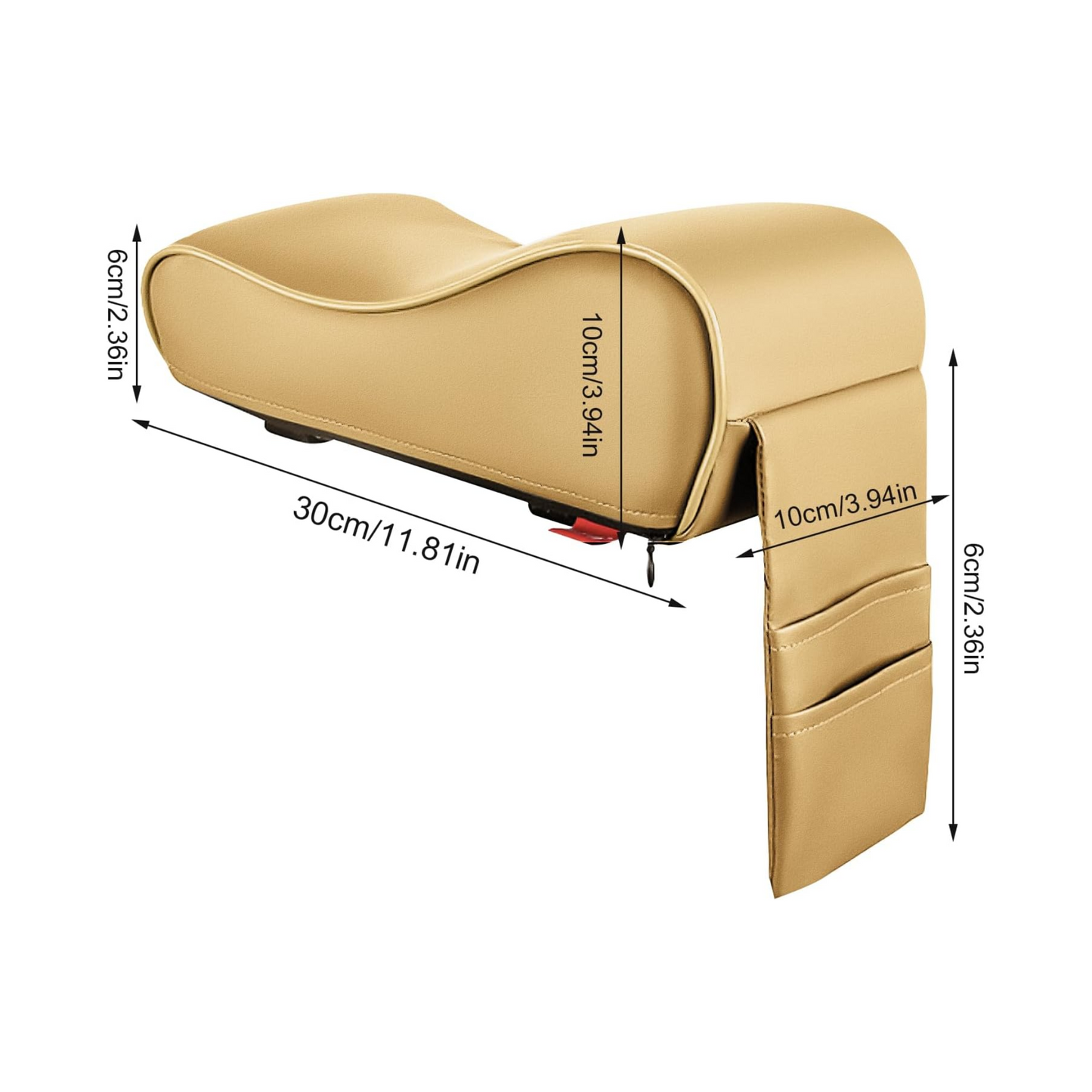Memory Foam Center Console Armrest Pad