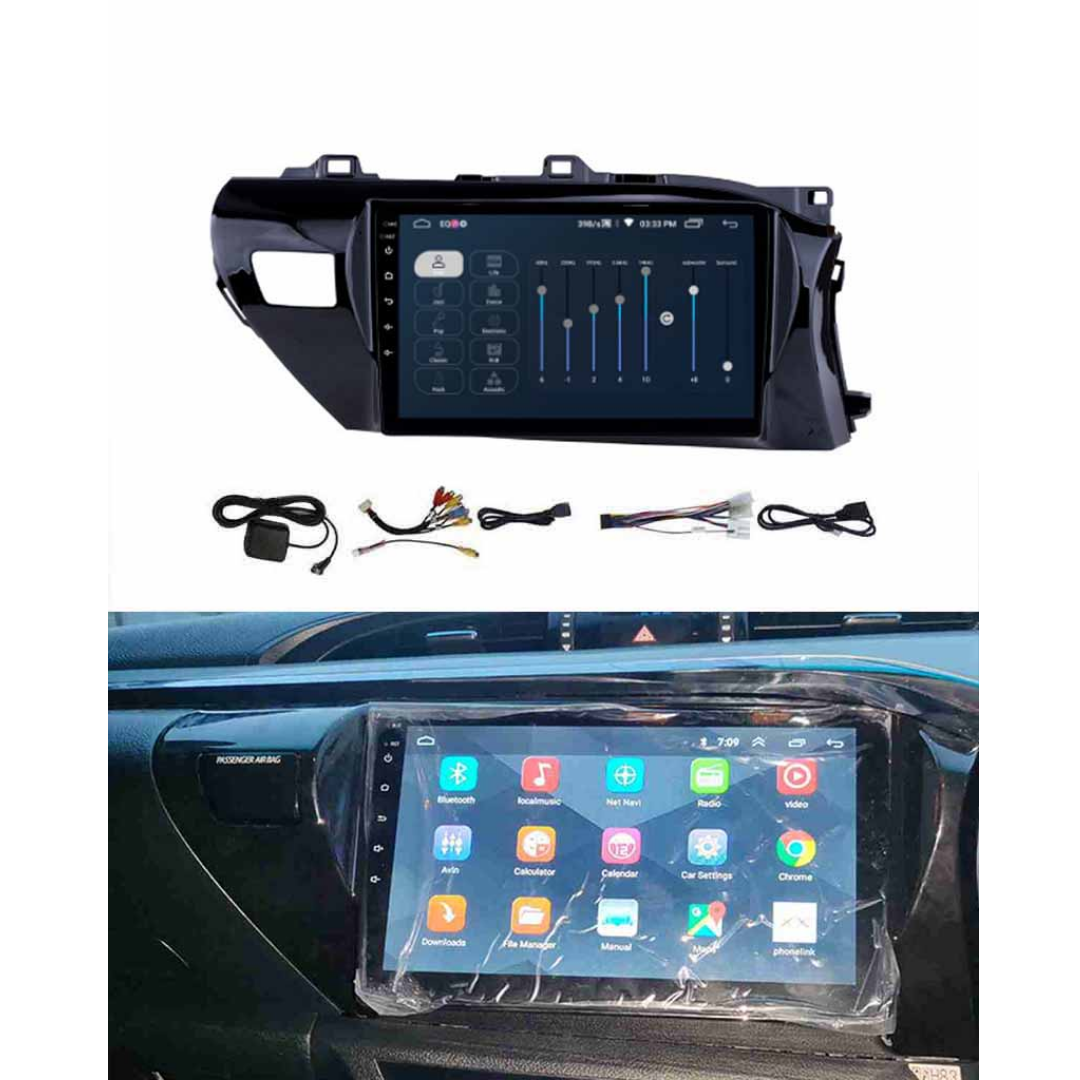 Toyota Hilux Revo Android Touch Screen Multimedia Player – GPS, Wi-Fi, Navigation, Mirror Link (6-Month Warranty)