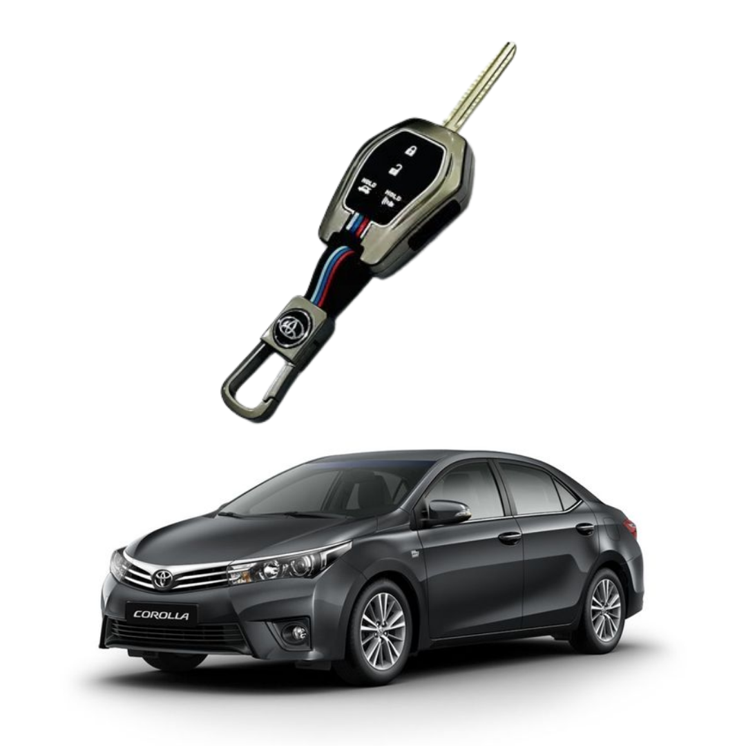 Toyota Corolla 2016–2024 Key Cover with Metal Shell