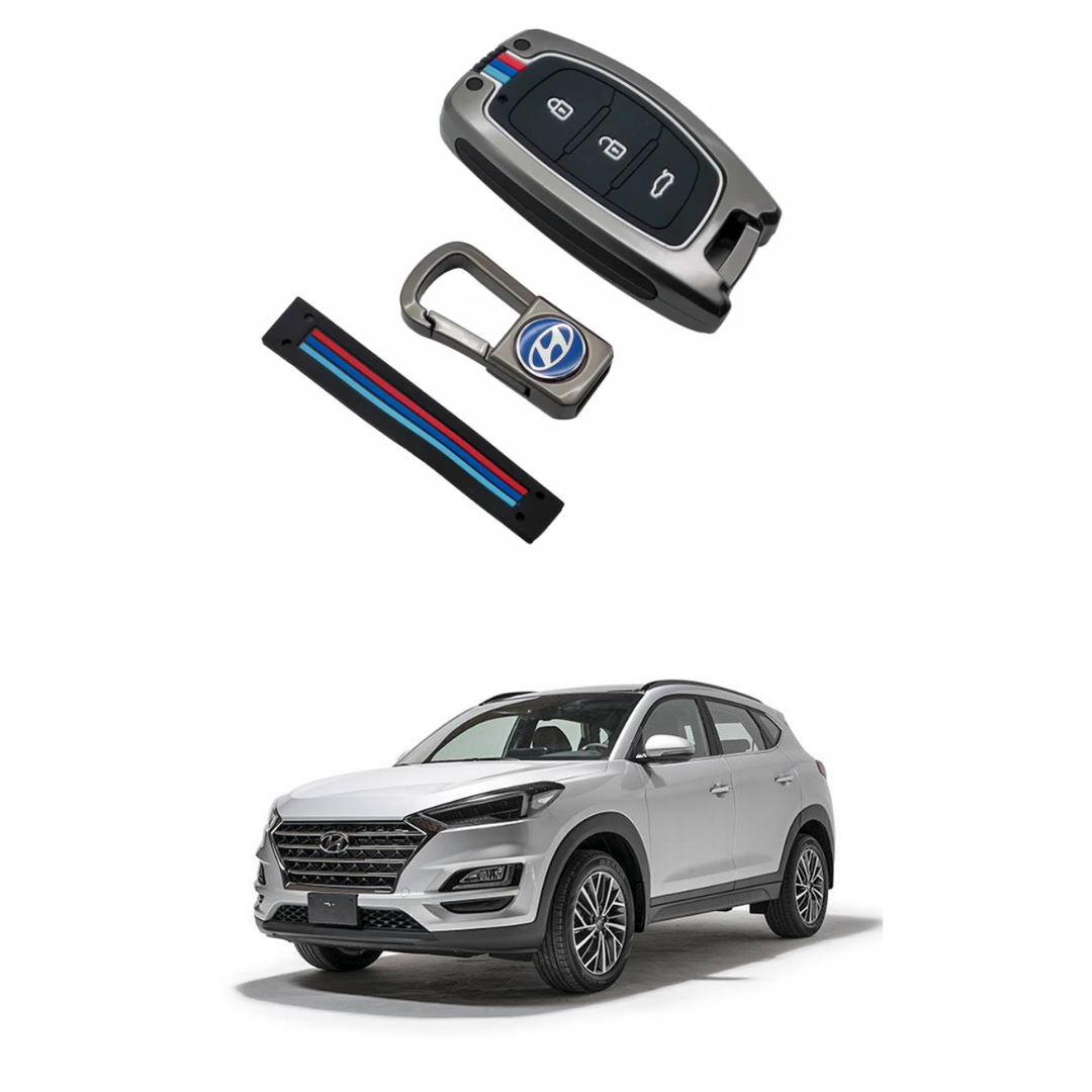 Hyundai Tucson 2020–2022 Key Cover with Metal Shell
