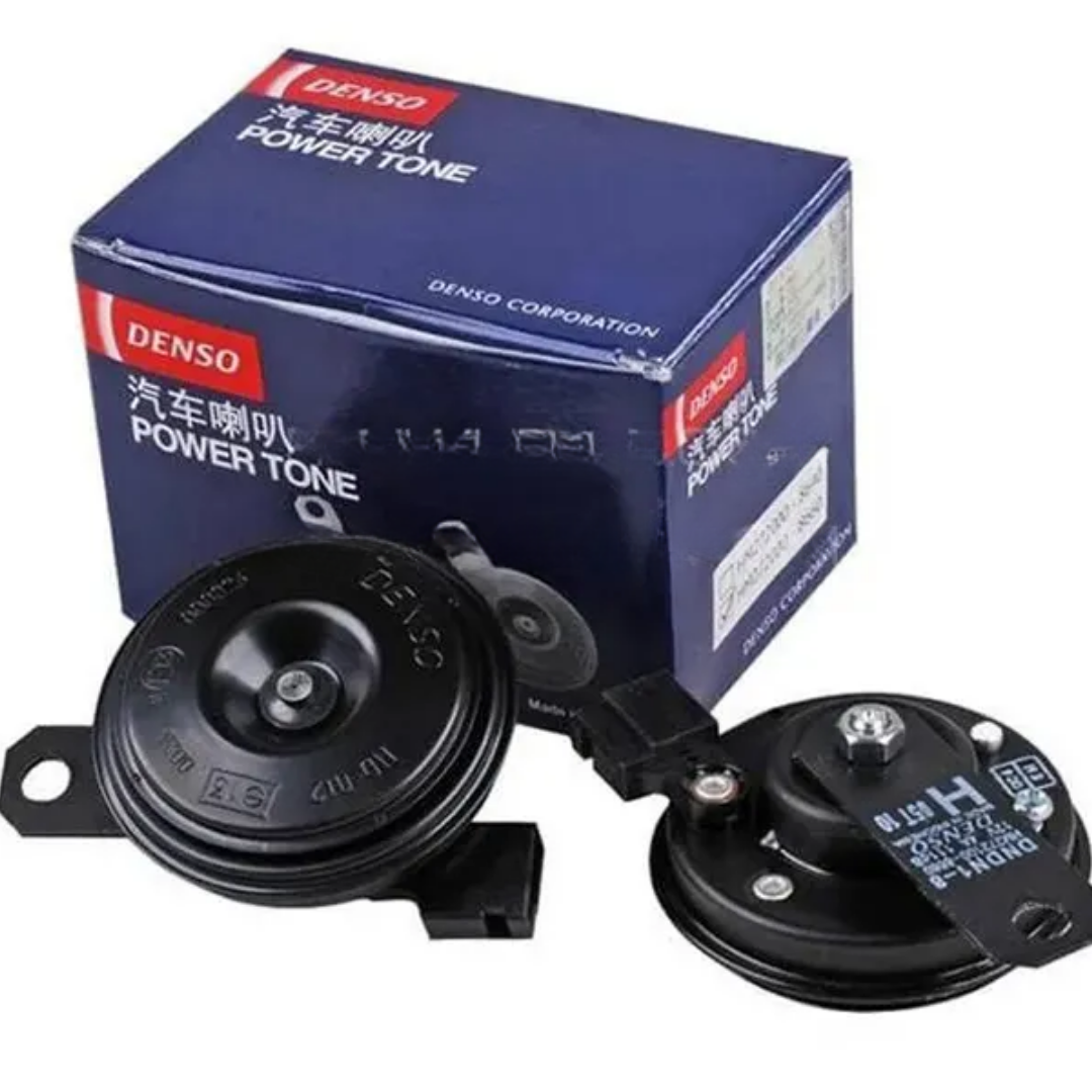 Denso Compact Car Electric Horn – Single Pin | Waterproof | High-Quality