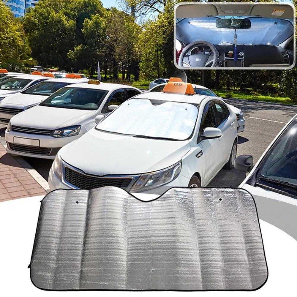 Sogo Anti Sun Shield Windshield – Reflective Sun Shade Windscreen Cover for Cars