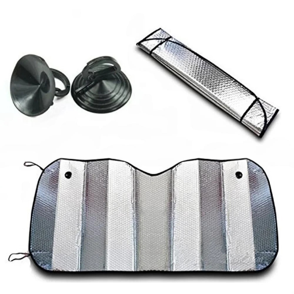 Sogo Anti Sun Shield Windshield – Reflective Sun Shade Windscreen Cover for Cars