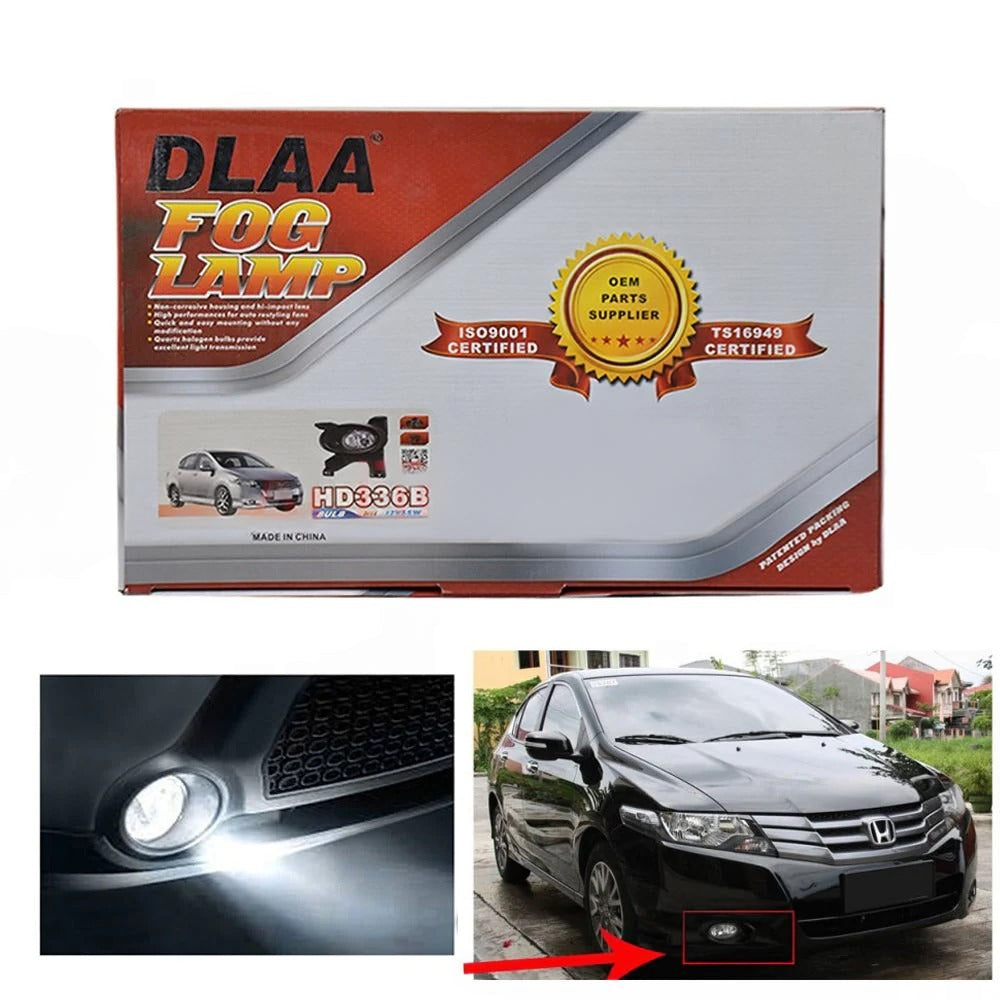 DLAA Fog Lamps for Honda City – Model 2009–2011