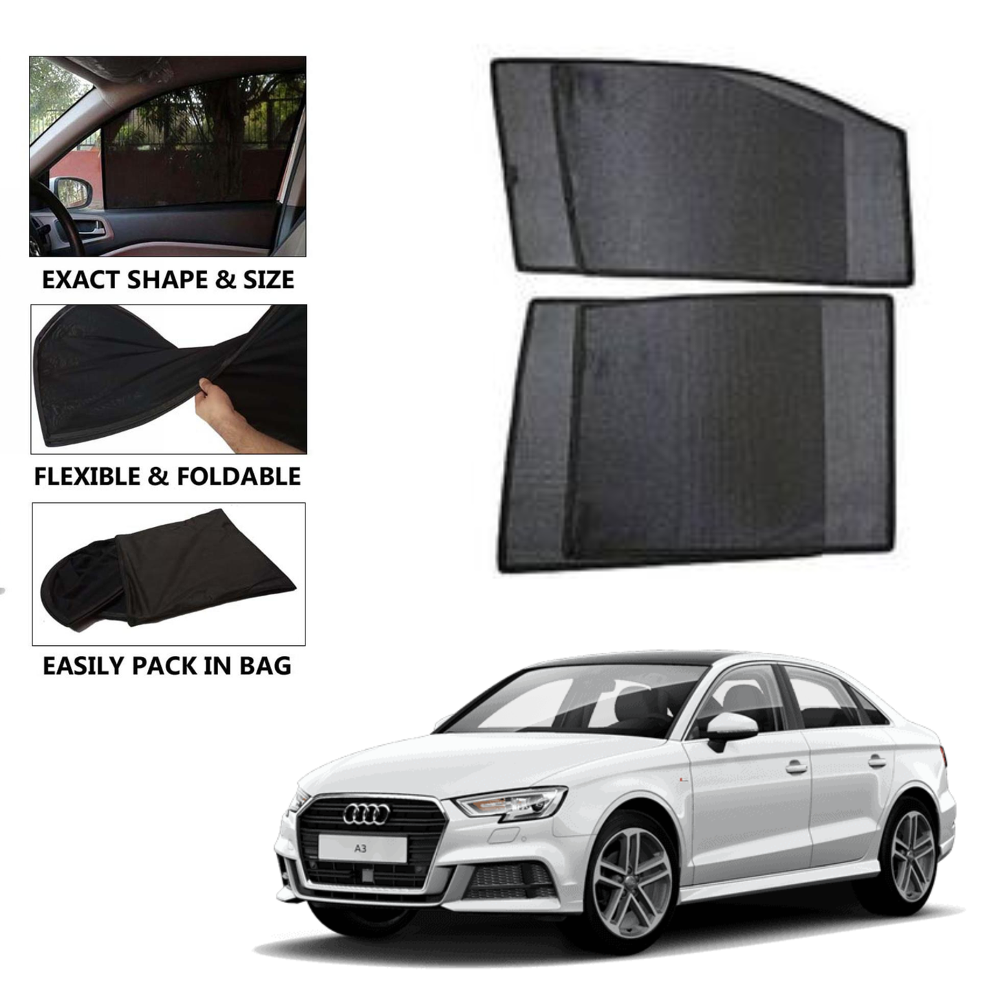 Audi A3 (2014-2019) Model Car Shades