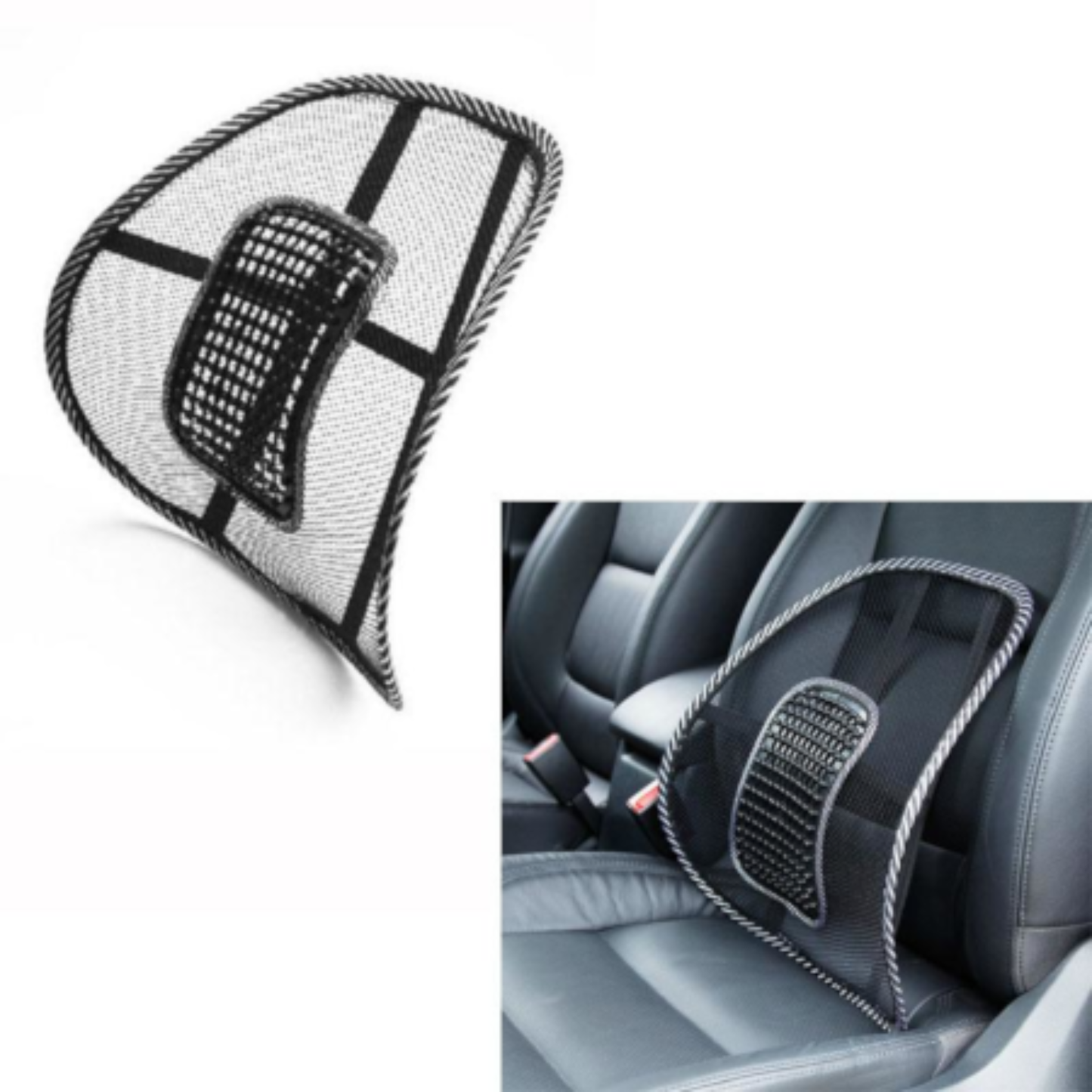 Car Seat Back Care Massage Lumbar Support Universal