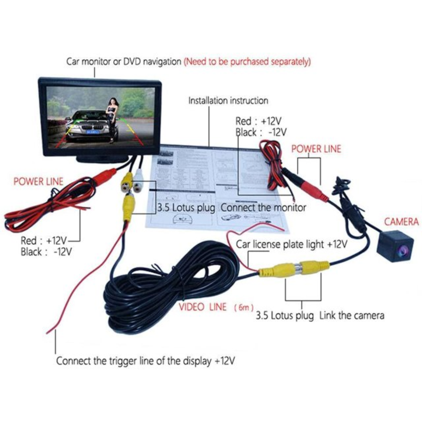 2K HD Reverse Camera