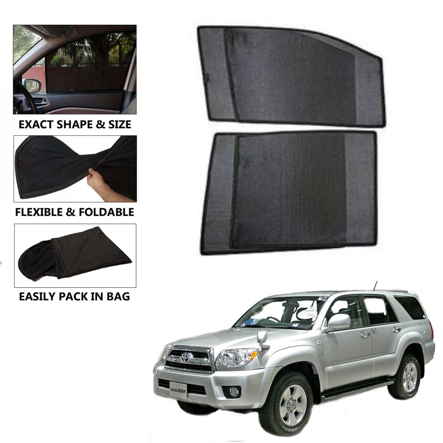 Toyota Surf (2002-2009) Model Car Shades