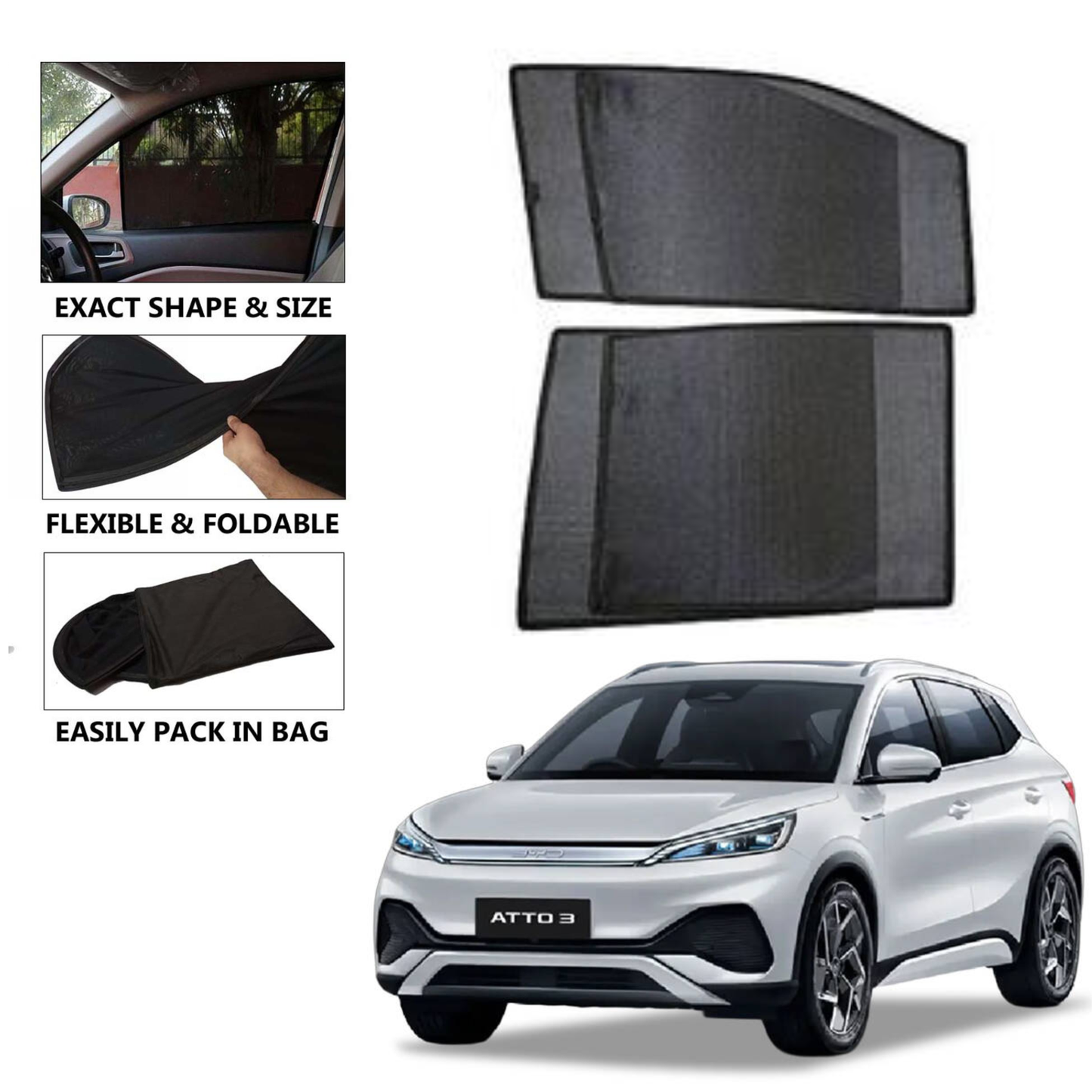 BYD ATTO 3 Car Shades