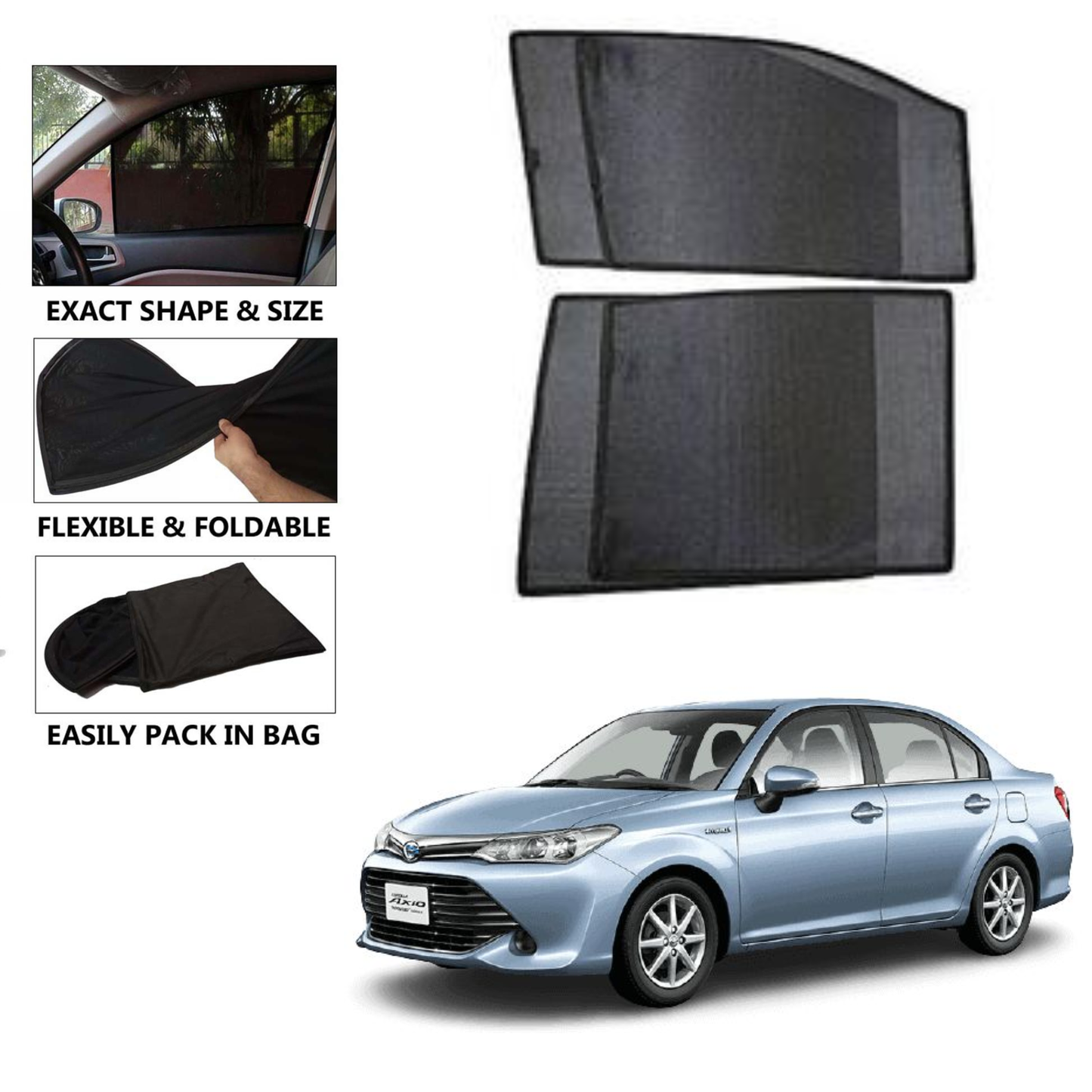 Toyota Axio (2014-2022) Model Car Shades
