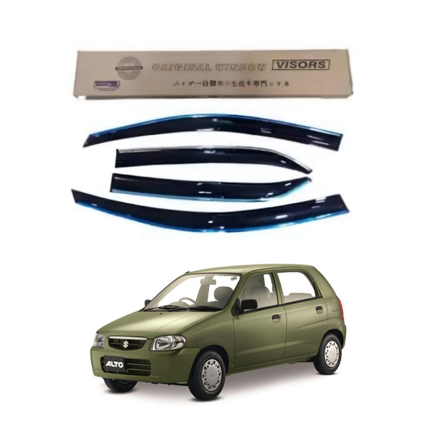 Suzuki Alto VXR Air Press / Sunvisor With Chrome