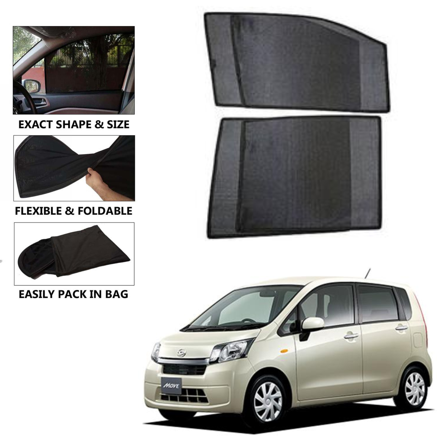 Daihatsu Move 2012 Model Car Shades