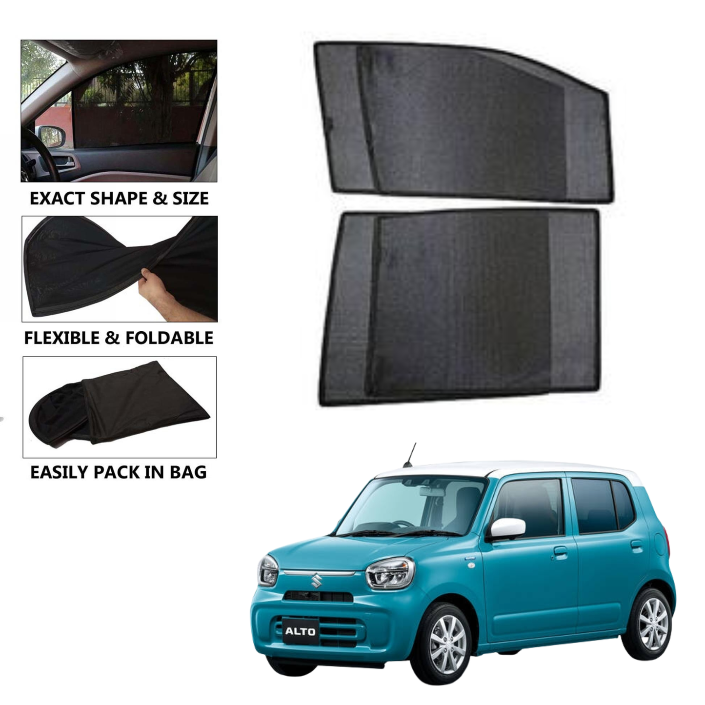 Suzuki Alto Hybrid X 2025 Model Car Shades