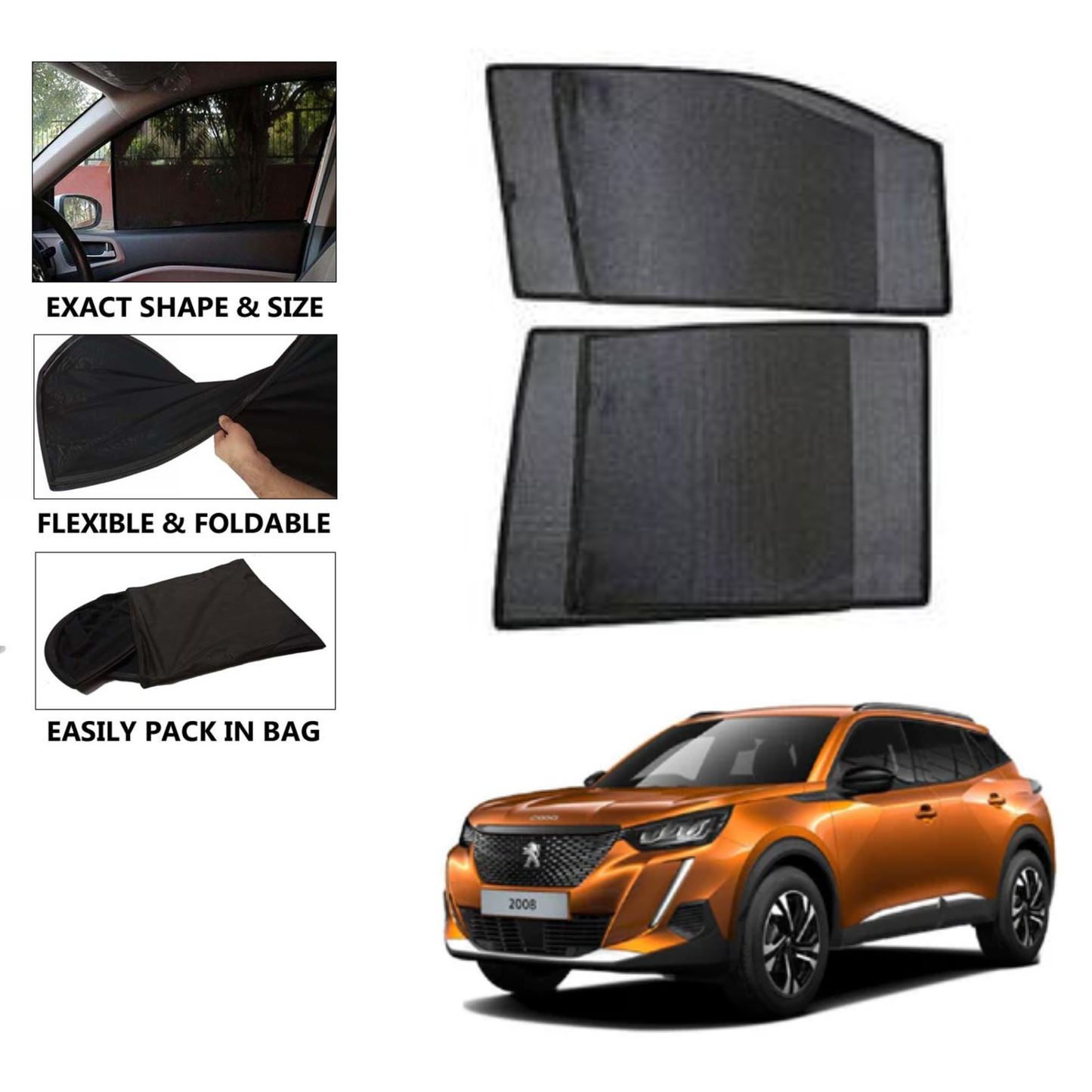 Peugeot 2008 Car Shades