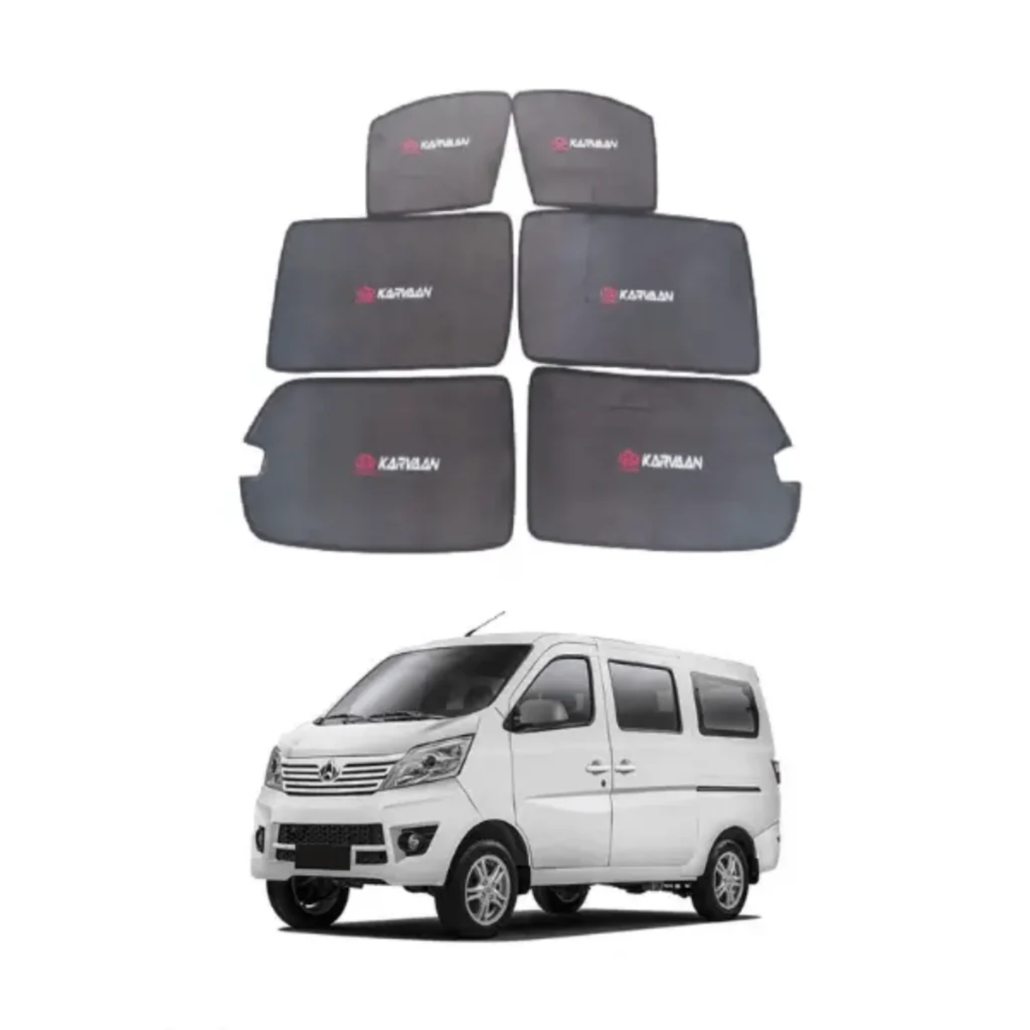 Changan Karvaan 6 Pcs Car Shades